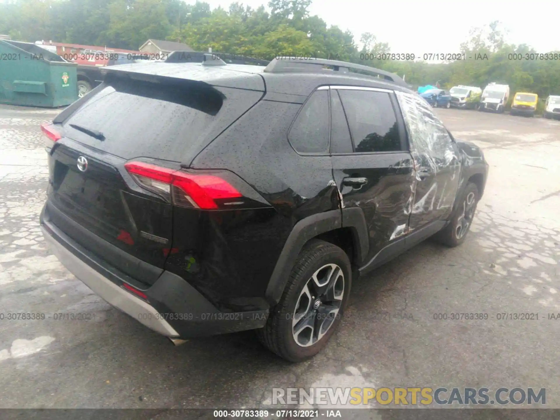 4 Photograph of a damaged car 2T3J1RFV0MW149714 TOYOTA RAV4 2021