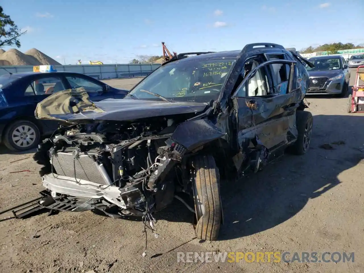 2 Photograph of a damaged car 2T3J1RFV0MW162186 TOYOTA RAV4 2021