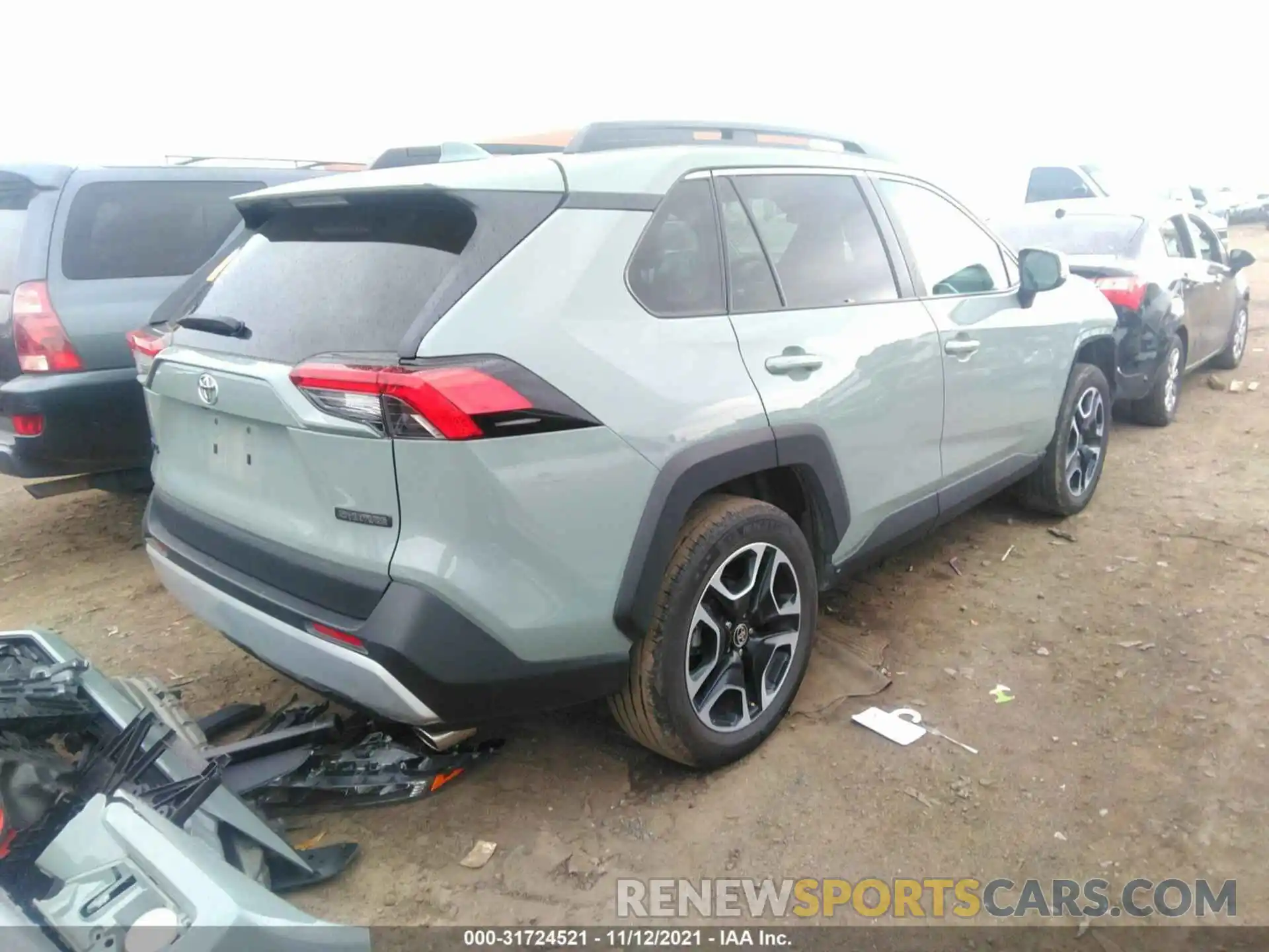 4 Фотография поврежденного автомобиля 2T3J1RFV0MW178727 TOYOTA RAV4 2021