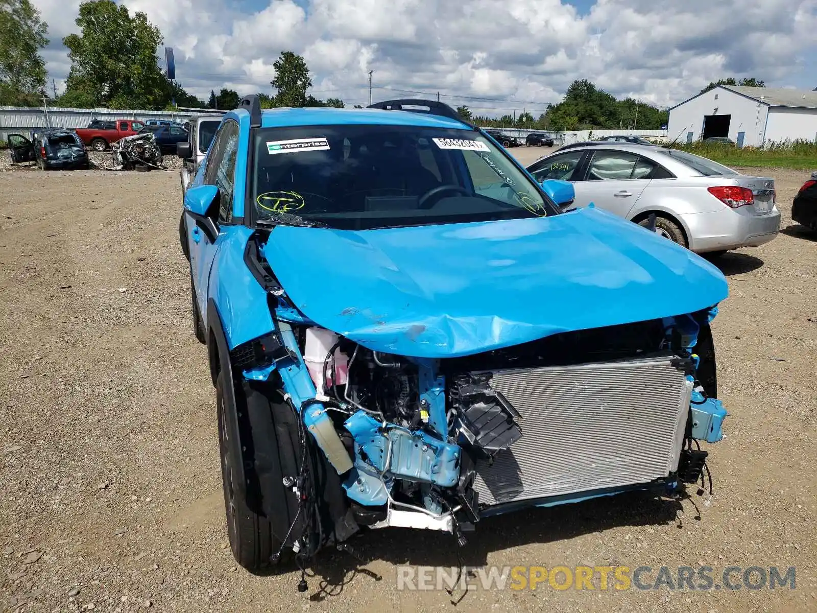 9 Photograph of a damaged car 2T3J1RFV0MW223228 TOYOTA RAV4 2021