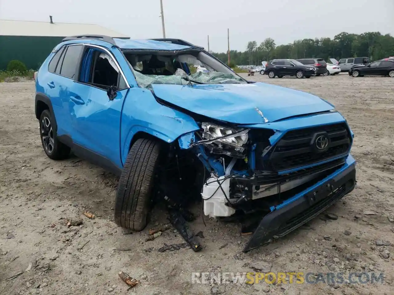 1 Photograph of a damaged car 2T3J1RFV0MW225092 TOYOTA RAV4 2021