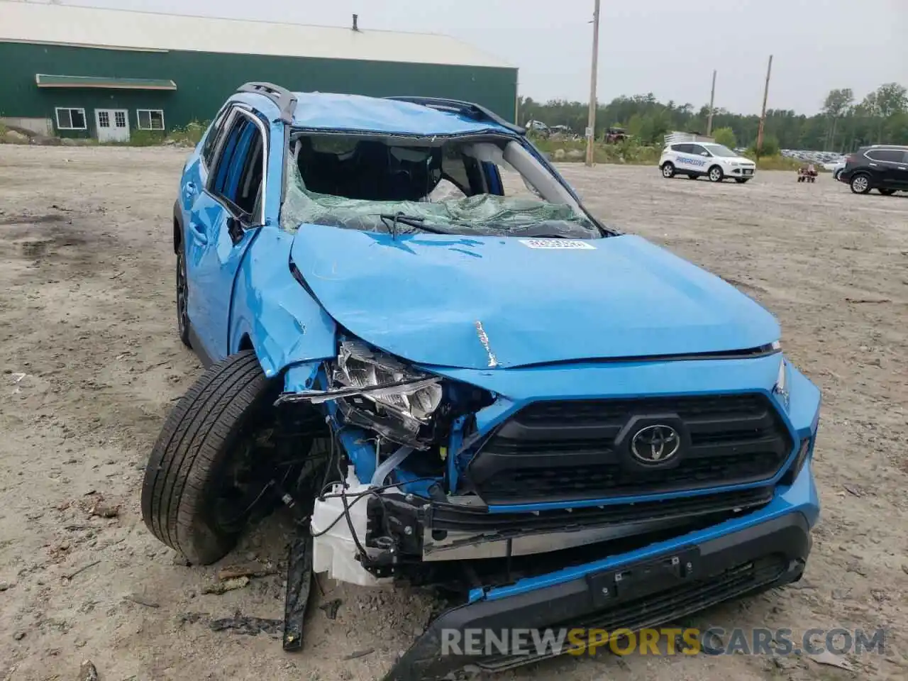 9 Photograph of a damaged car 2T3J1RFV0MW225092 TOYOTA RAV4 2021