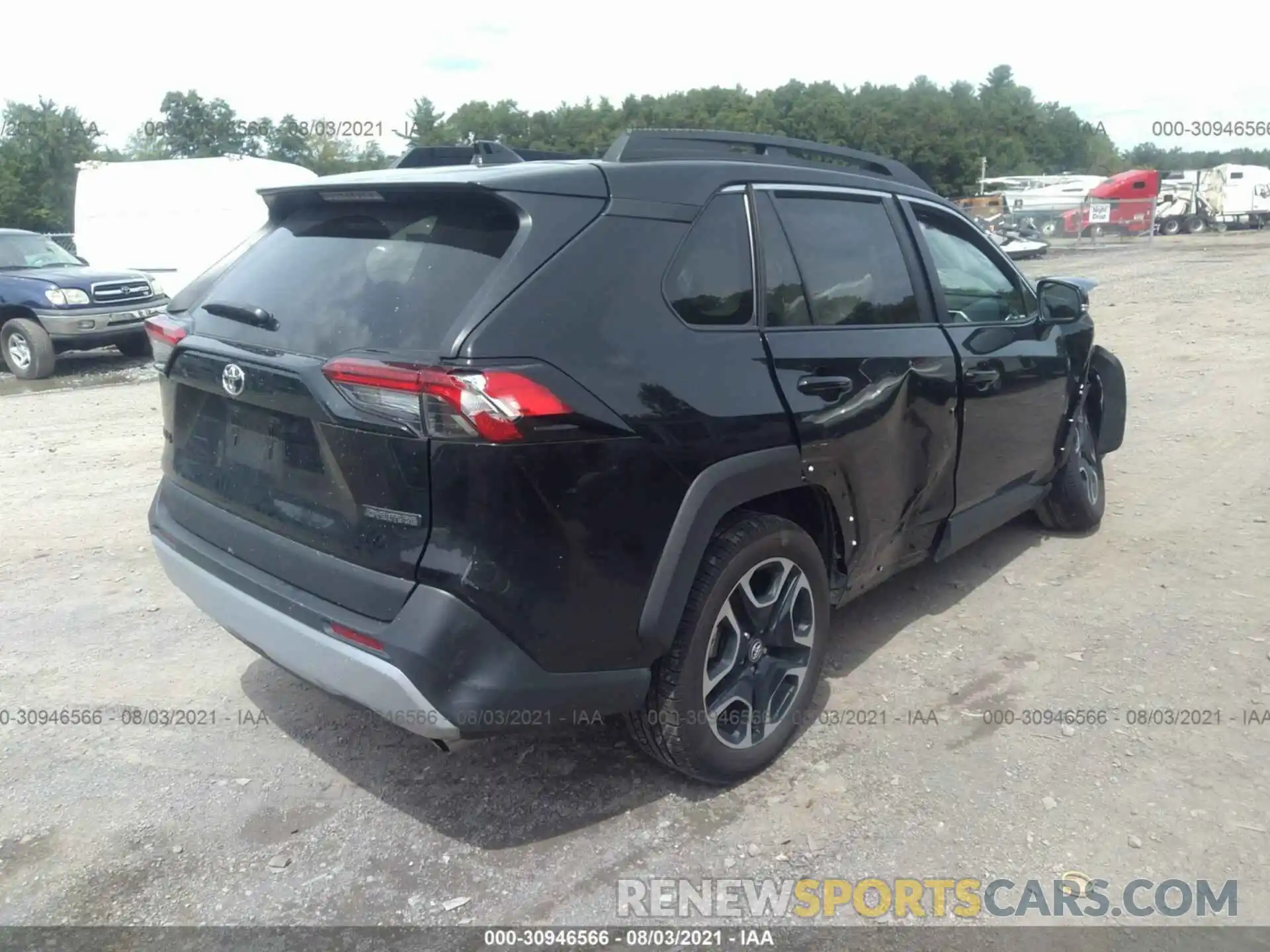 4 Photograph of a damaged car 2T3J1RFV1MW155604 TOYOTA RAV4 2021