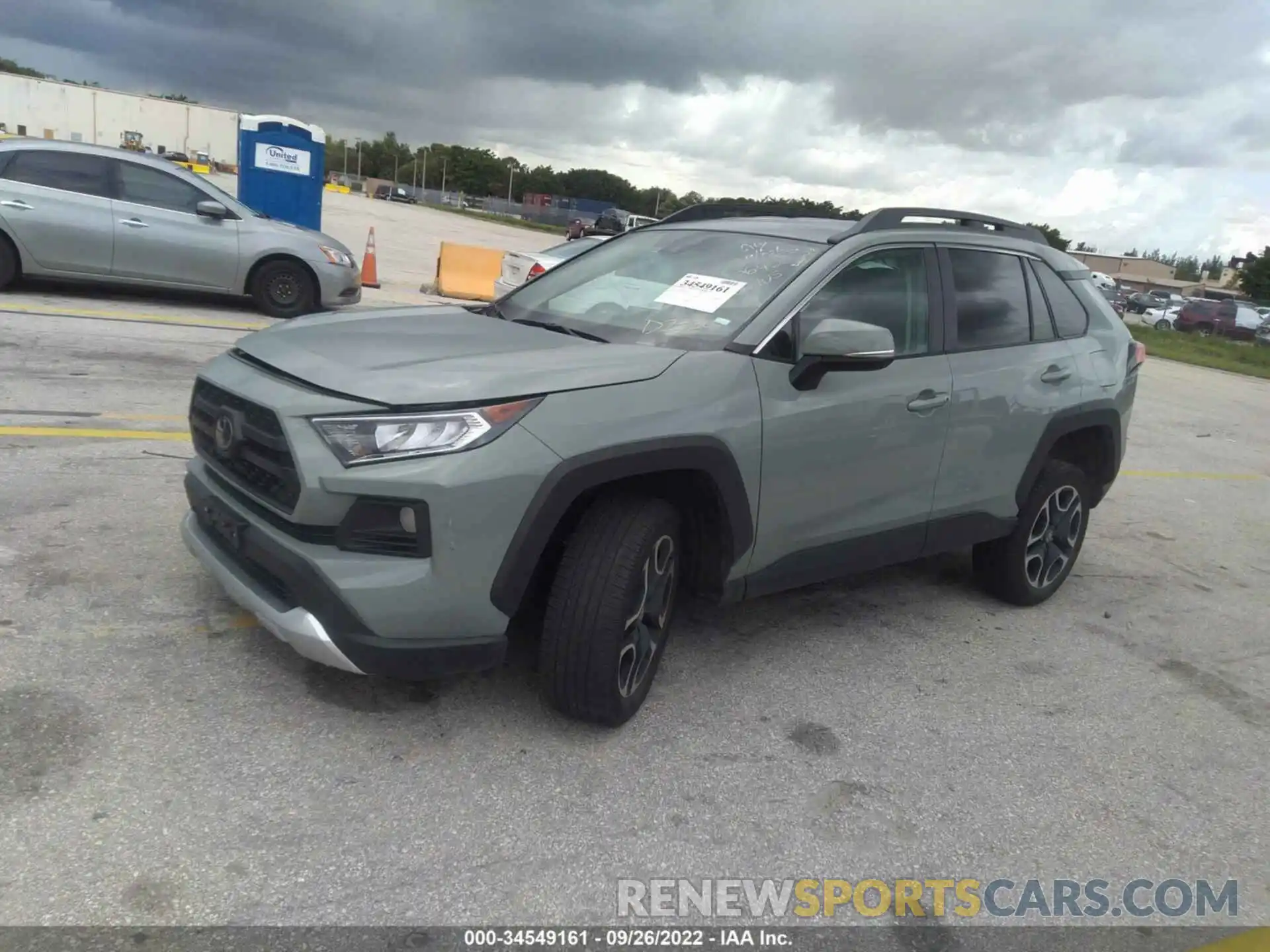 2 Photograph of a damaged car 2T3J1RFV1MW193642 TOYOTA RAV4 2021