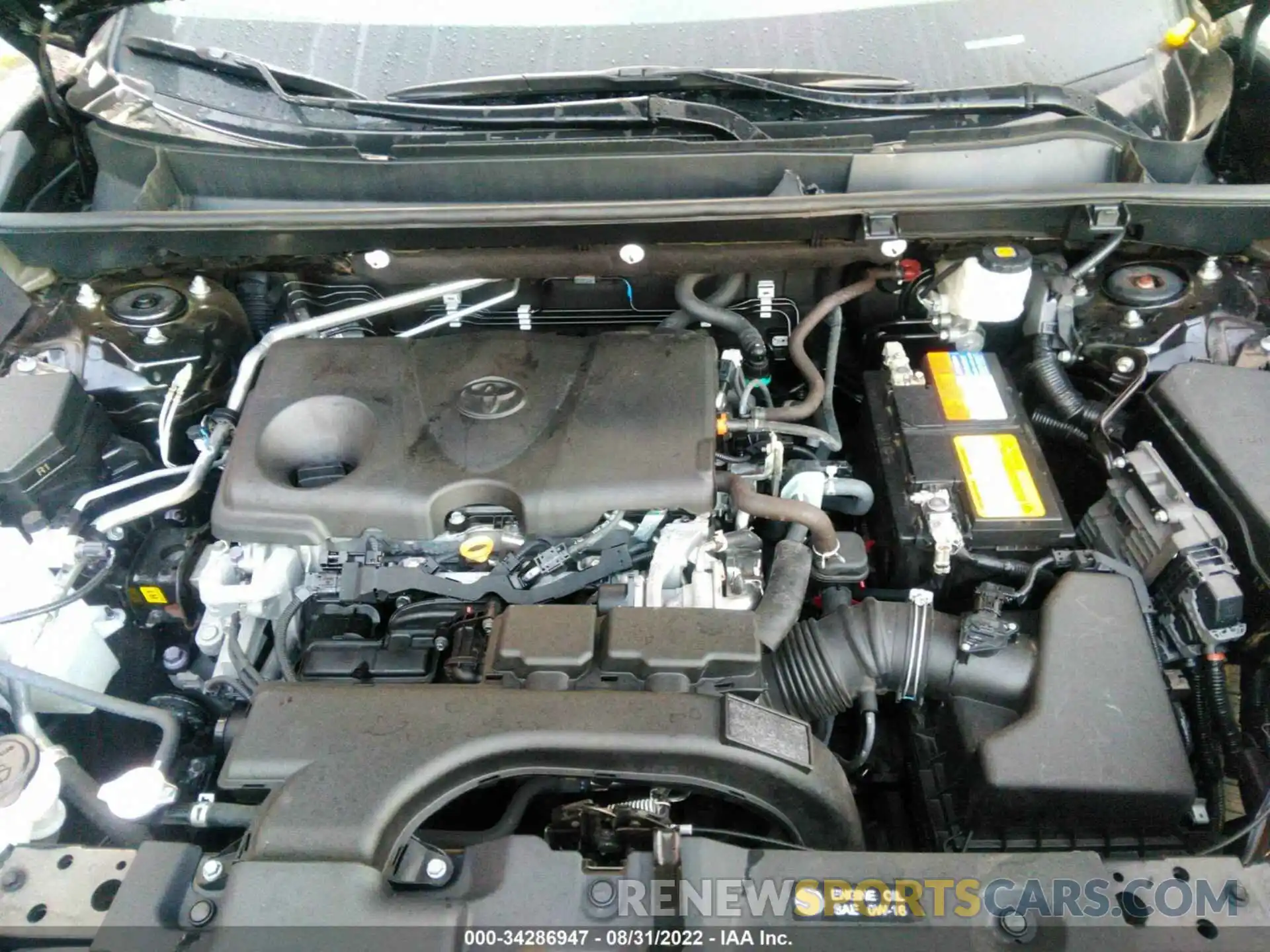 10 Фотография поврежденного автомобиля 2T3J1RFV1MW202534 TOYOTA RAV4 2021