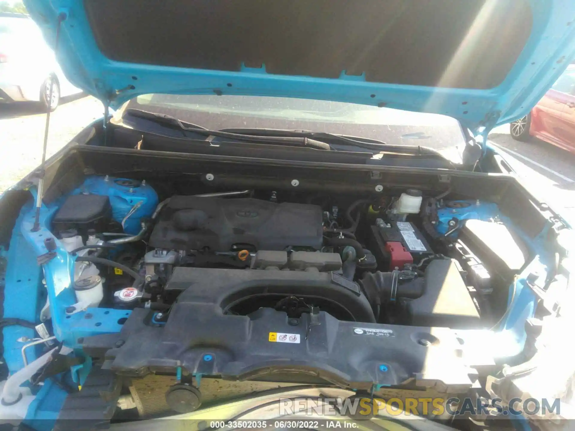 10 Фотография поврежденного автомобиля 2T3J1RFV2MW146233 TOYOTA RAV4 2021