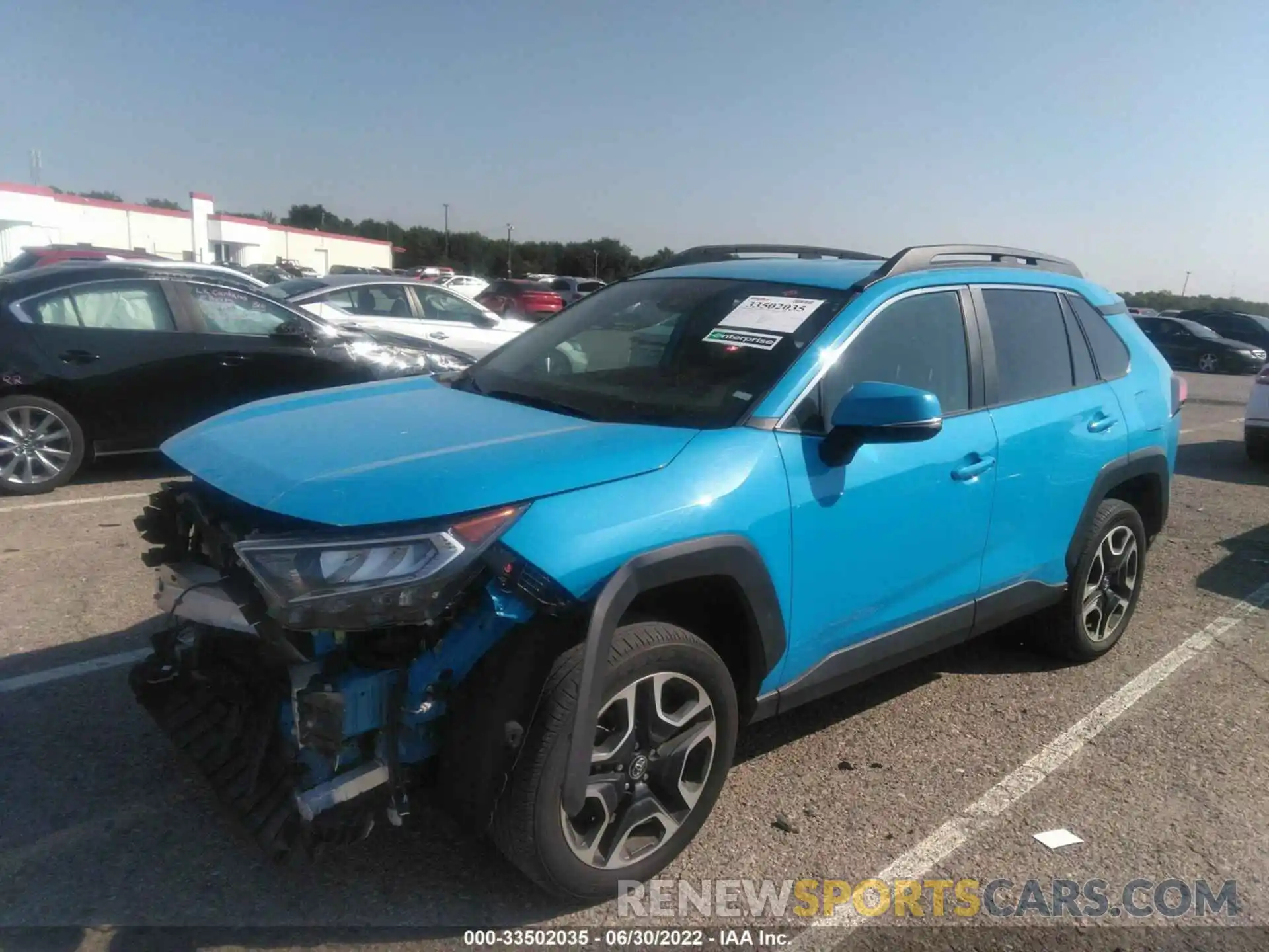 2 Photograph of a damaged car 2T3J1RFV2MW146233 TOYOTA RAV4 2021