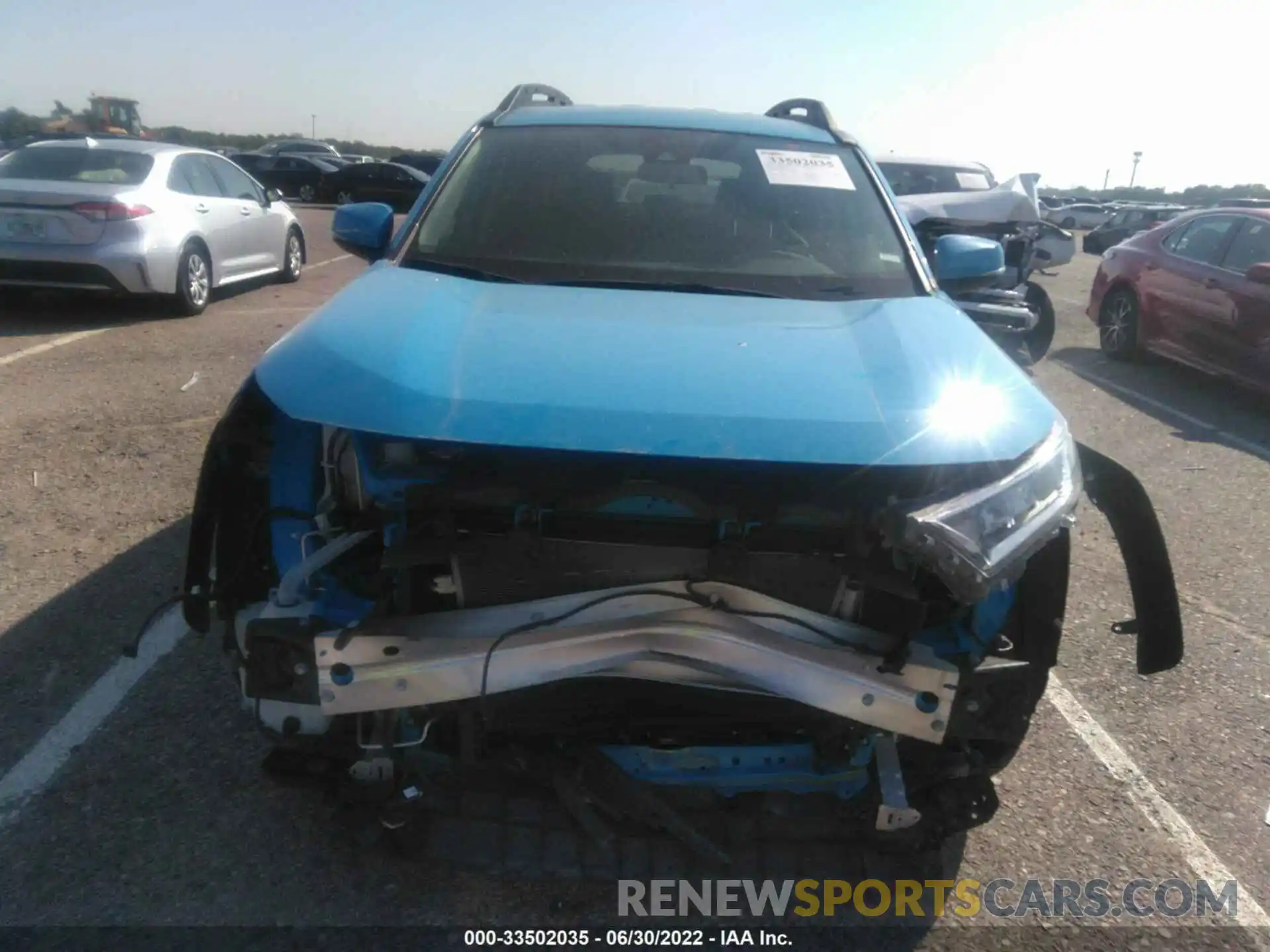 6 Photograph of a damaged car 2T3J1RFV2MW146233 TOYOTA RAV4 2021