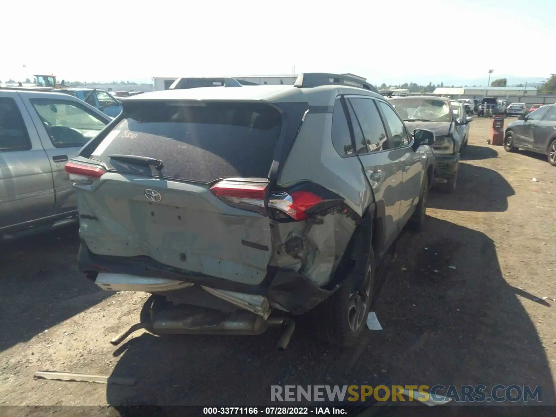 4 Photograph of a damaged car 2T3J1RFV2MW155594 TOYOTA RAV4 2021