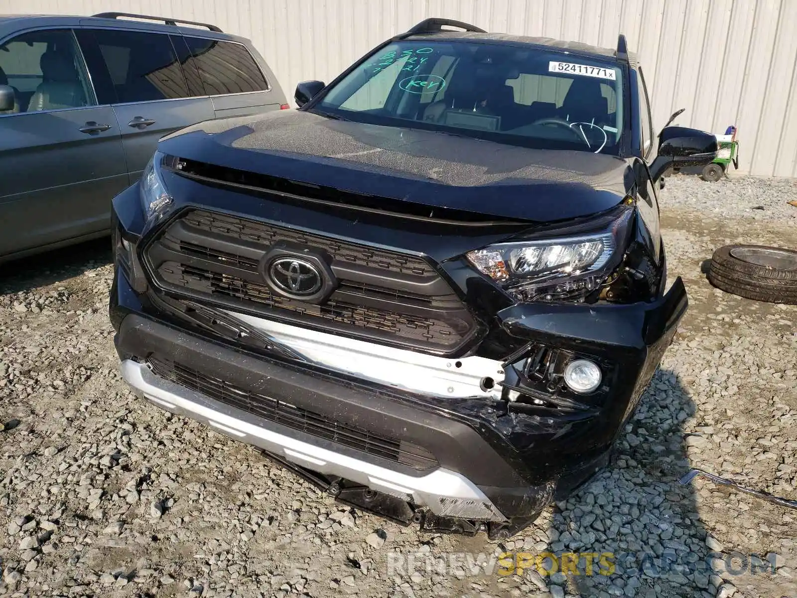 9 Photograph of a damaged car 2T3J1RFV2MW162724 TOYOTA RAV4 2021