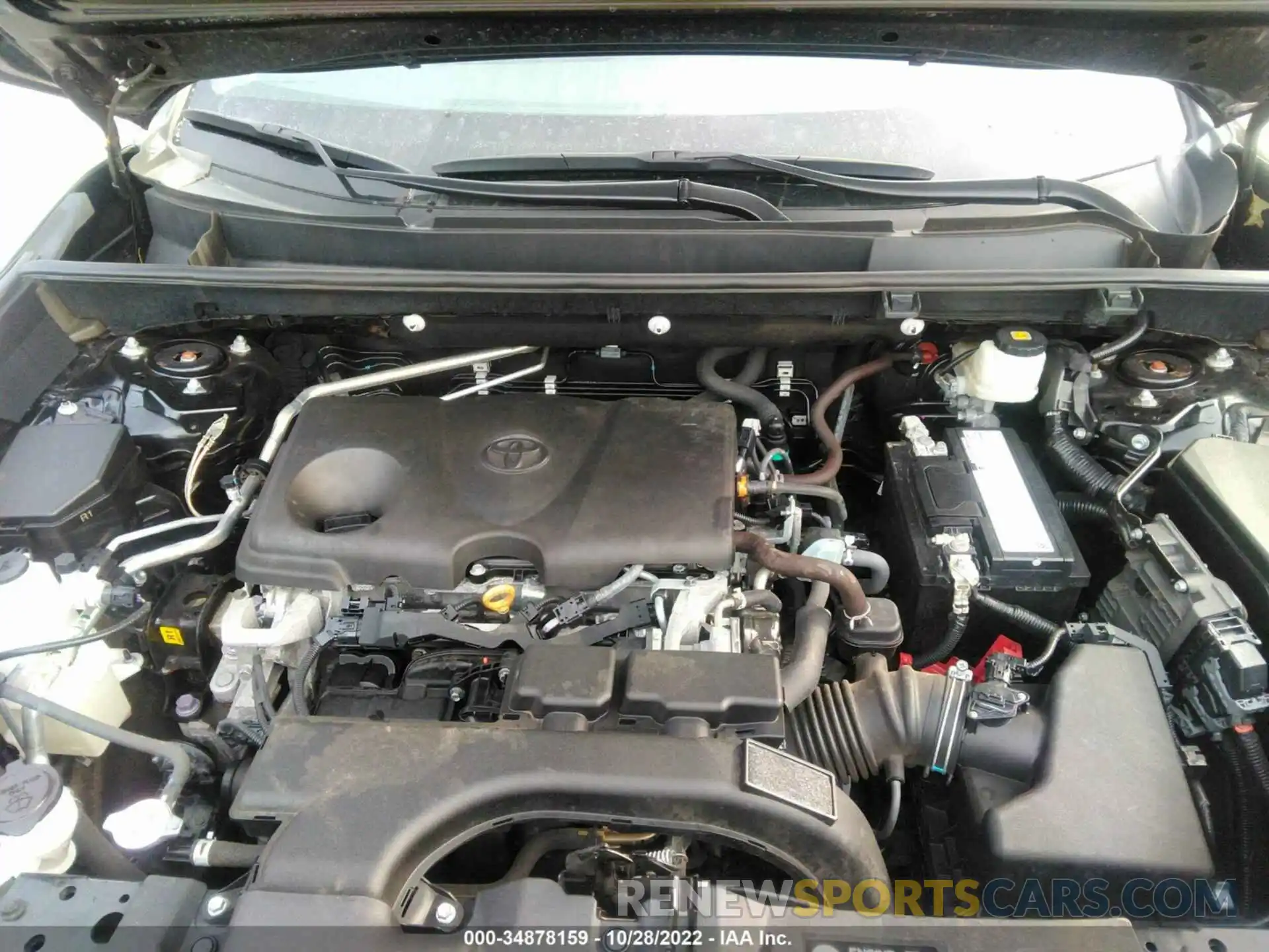 10 Фотография поврежденного автомобиля 2T3J1RFV3MW141168 TOYOTA RAV4 2021