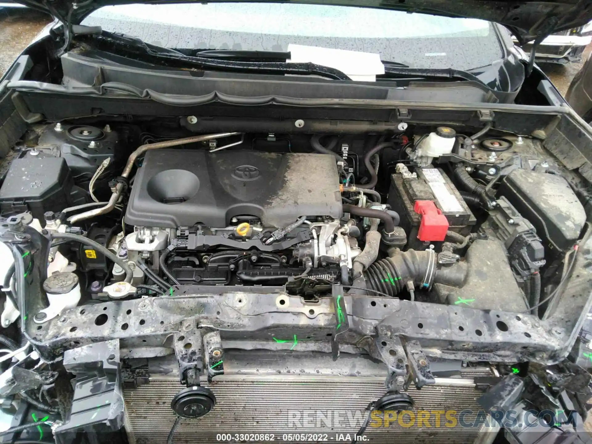 10 Фотография поврежденного автомобиля 2T3J1RFV3MW154230 TOYOTA RAV4 2021