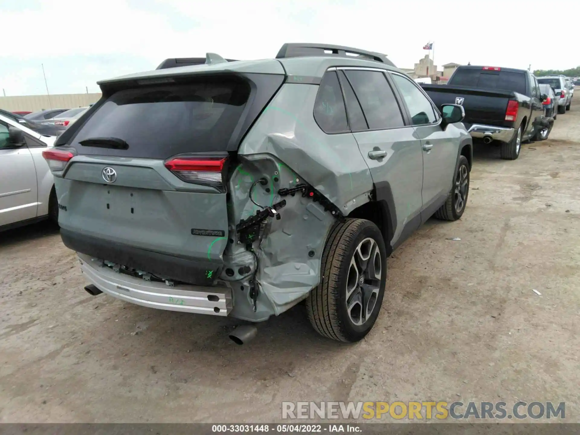 4 Photograph of a damaged car 2T3J1RFV3MW156995 TOYOTA RAV4 2021