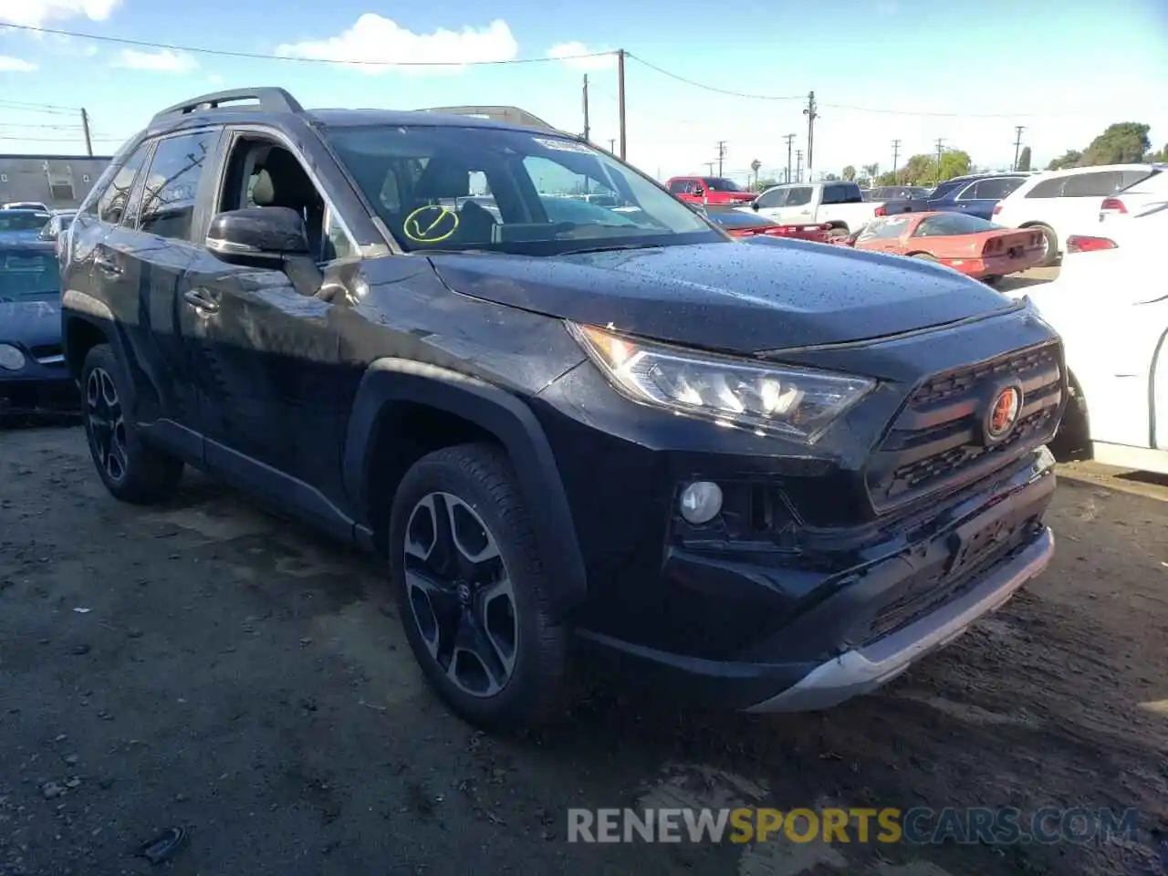 1 Photograph of a damaged car 2T3J1RFV3MW160674 TOYOTA RAV4 2021