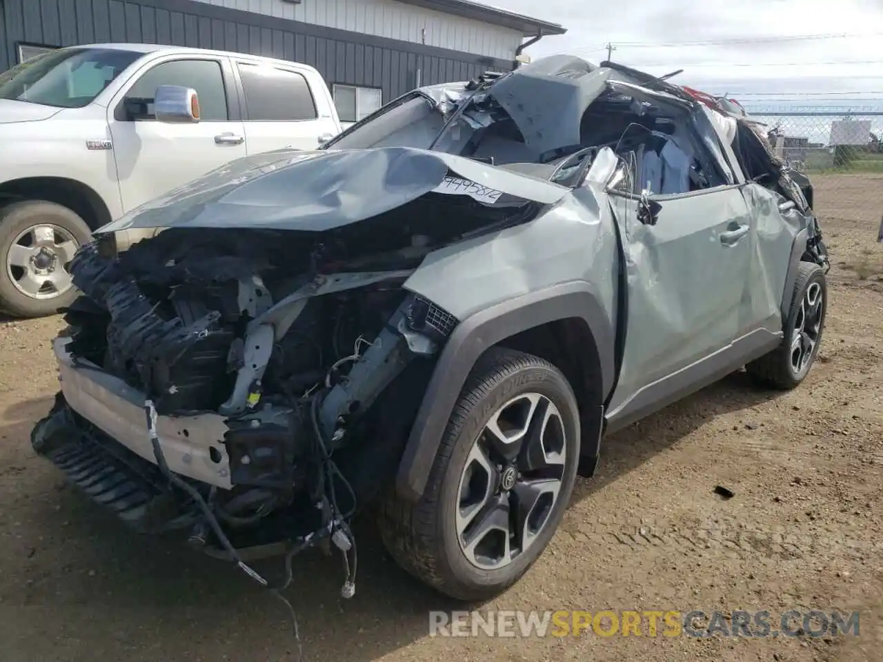 2 Photograph of a damaged car 2T3J1RFV3MW173084 TOYOTA RAV4 2021