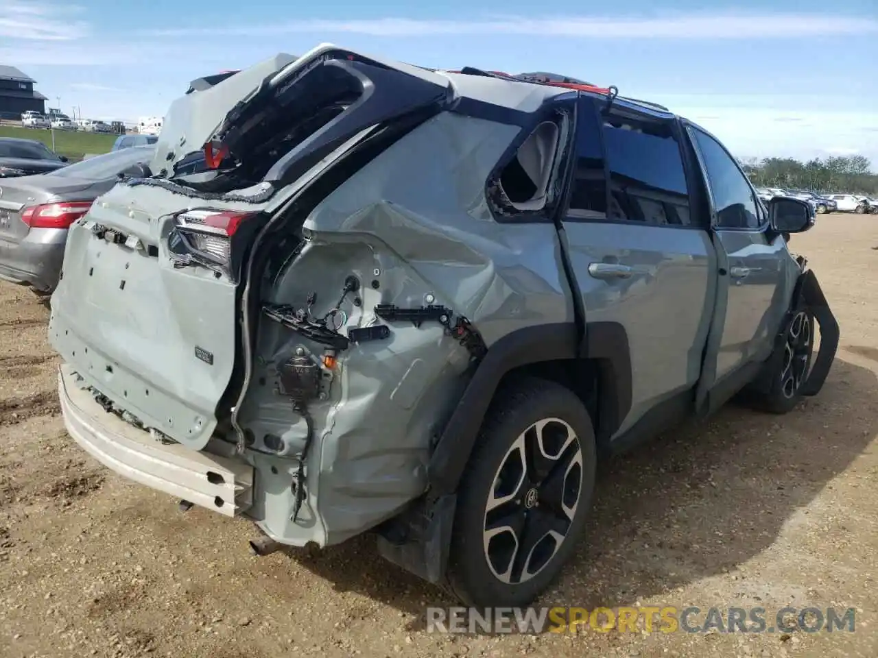 4 Photograph of a damaged car 2T3J1RFV3MW173084 TOYOTA RAV4 2021