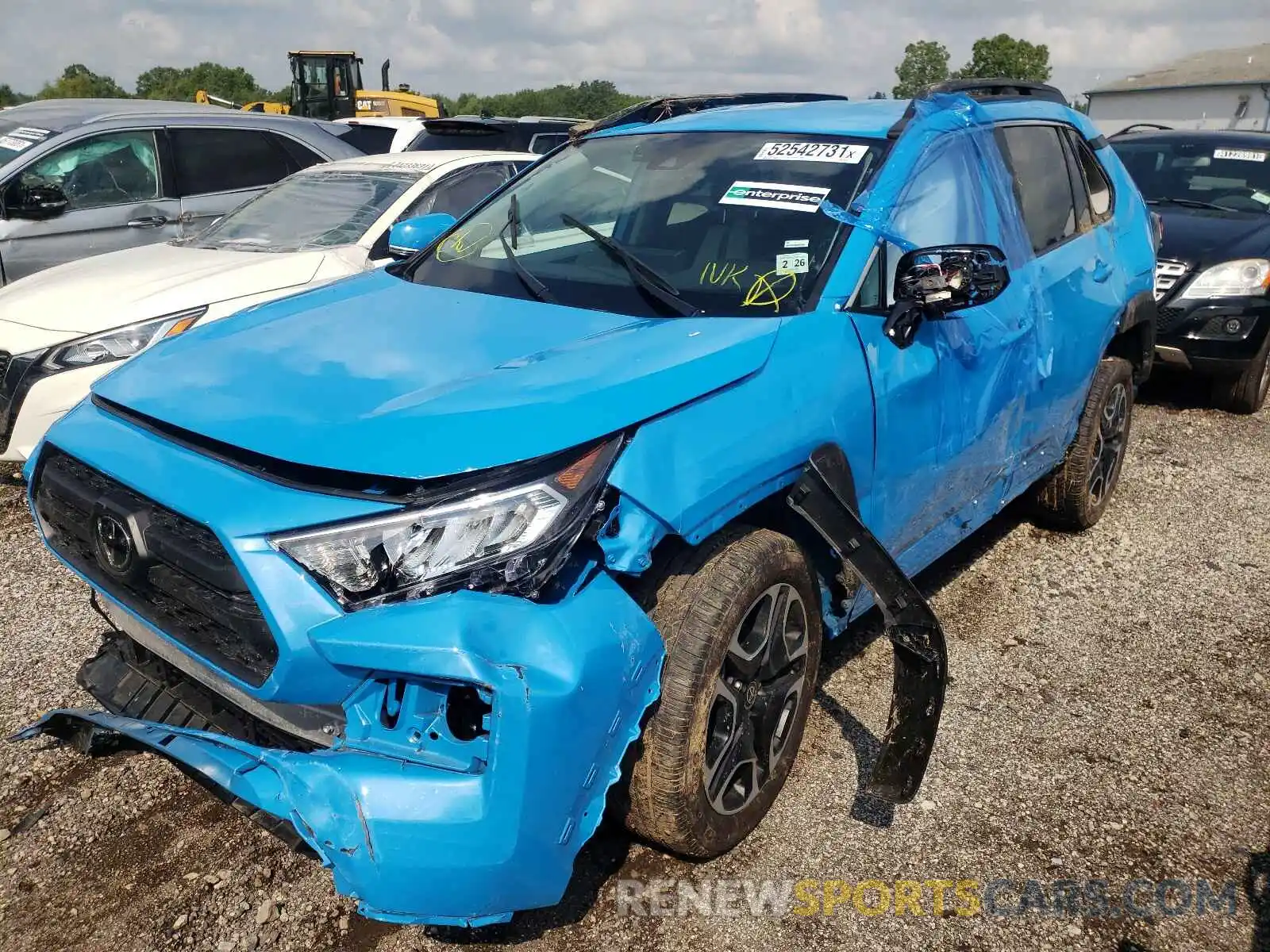 2 Photograph of a damaged car 2T3J1RFV3MW180701 TOYOTA RAV4 2021