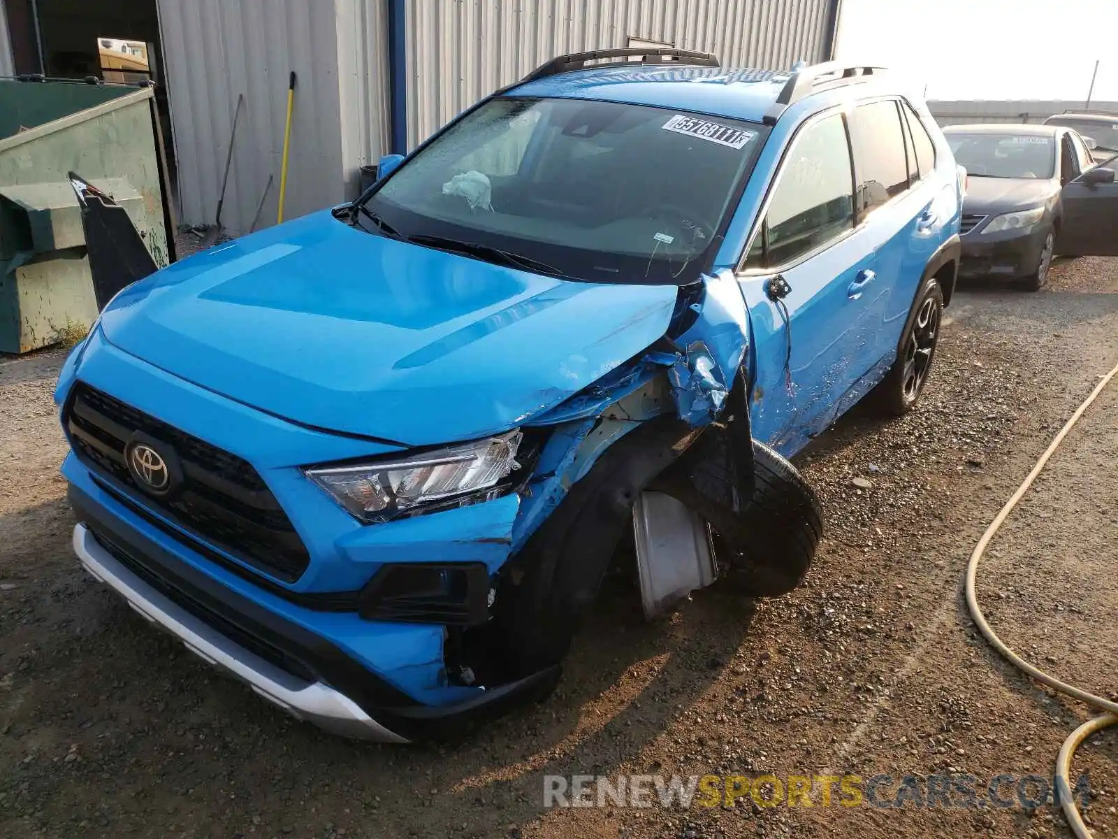 2 Photograph of a damaged car 2T3J1RFV4MW159923 TOYOTA RAV4 2021