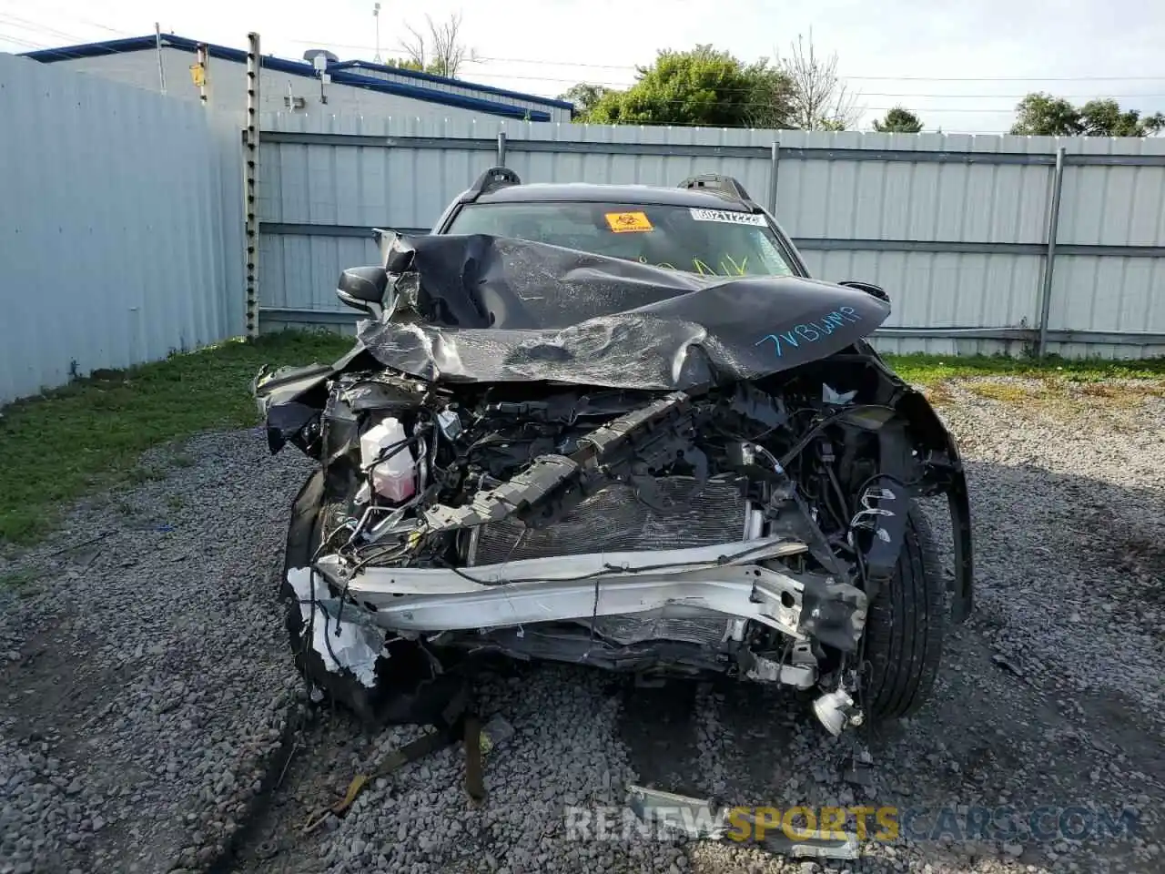 9 Photograph of a damaged car 2T3J1RFV4MW185180 TOYOTA RAV4 2021