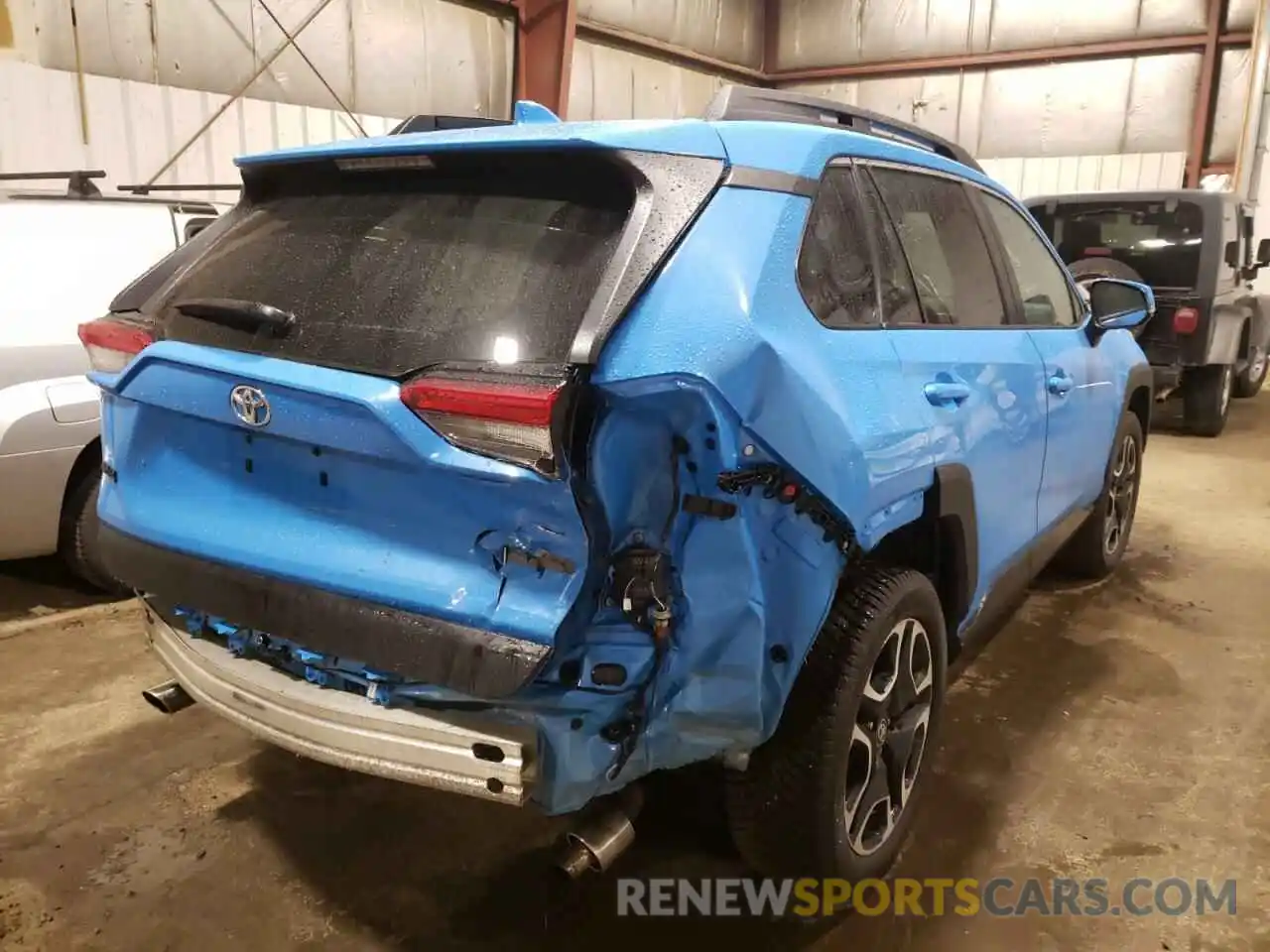 4 Photograph of a damaged car 2T3J1RFV4MW187687 TOYOTA RAV4 2021