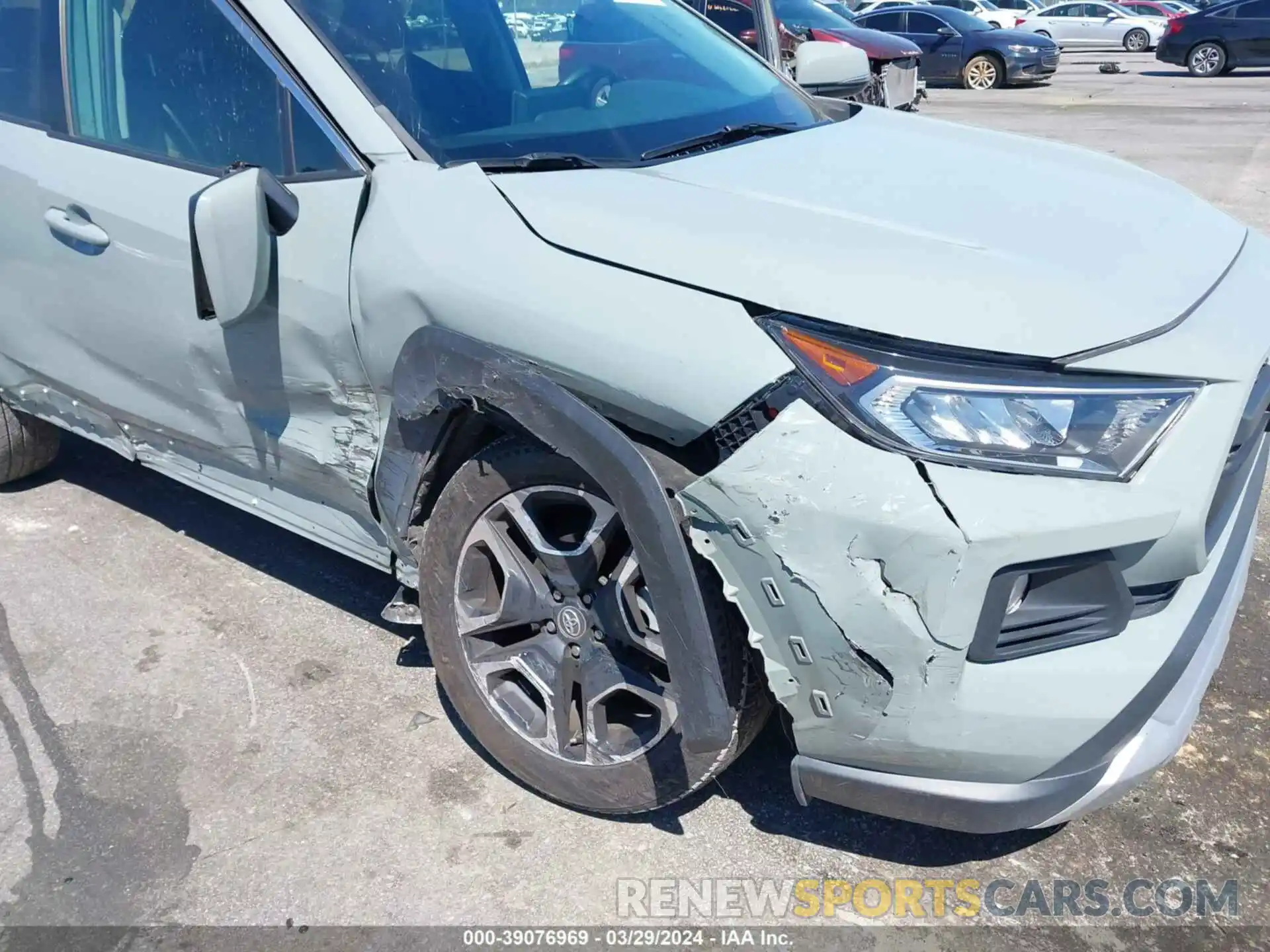 6 Photograph of a damaged car 2T3J1RFV5MW154956 TOYOTA RAV4 2021