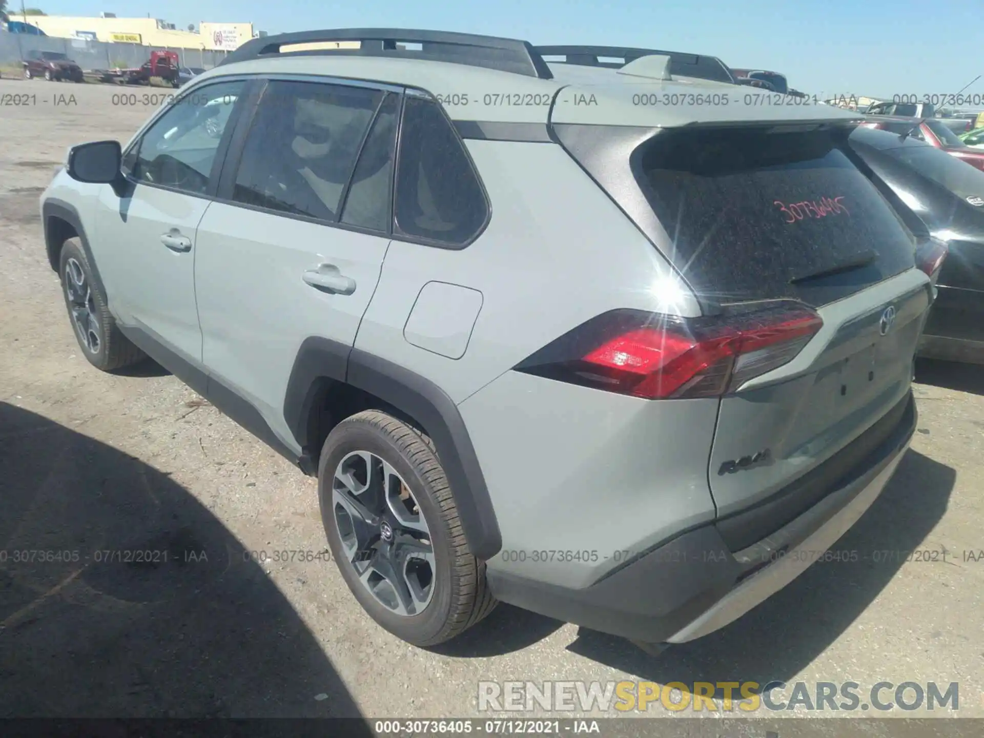 3 Photograph of a damaged car 2T3J1RFV5MW155329 TOYOTA RAV4 2021