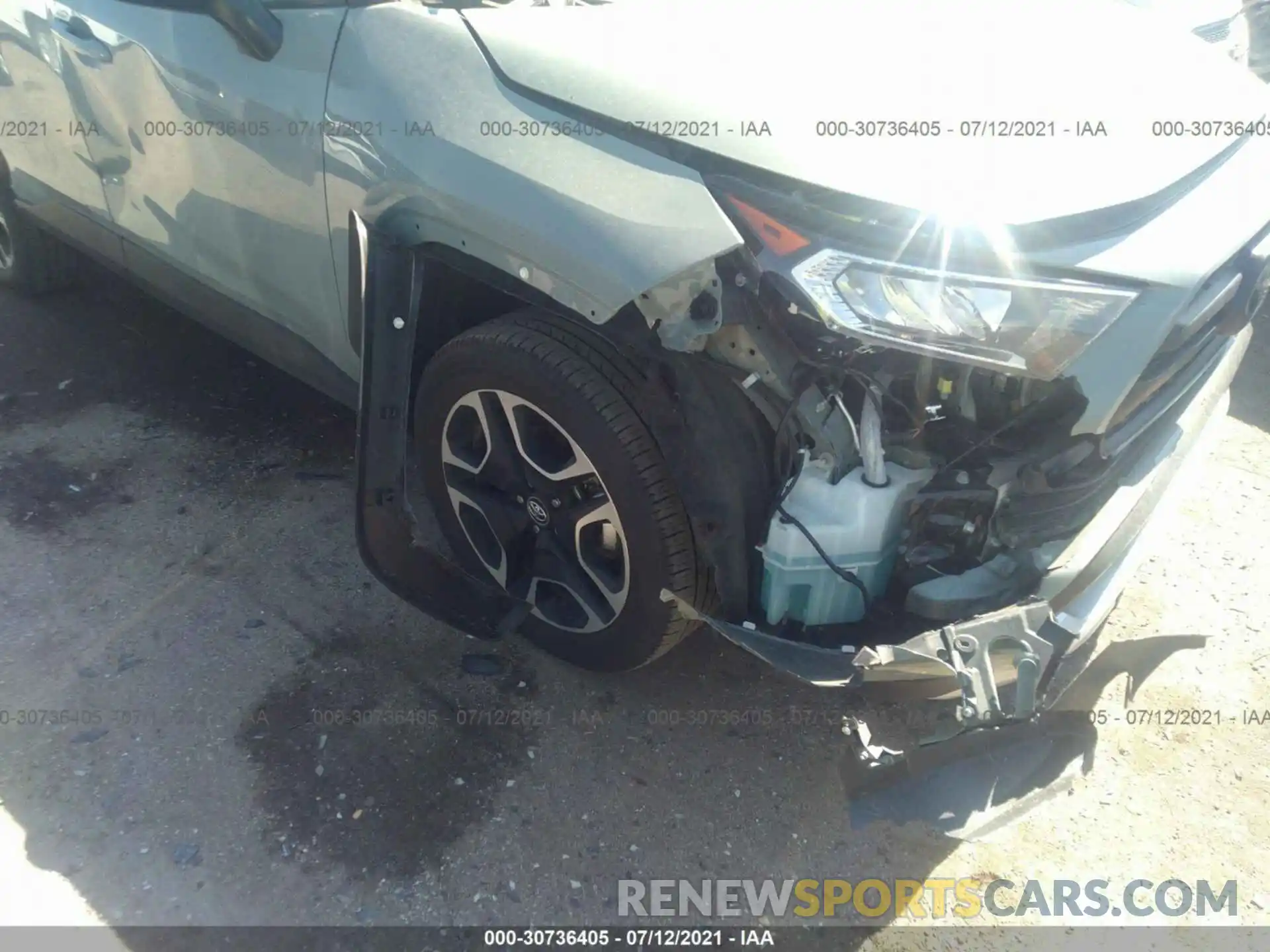 6 Photograph of a damaged car 2T3J1RFV5MW155329 TOYOTA RAV4 2021