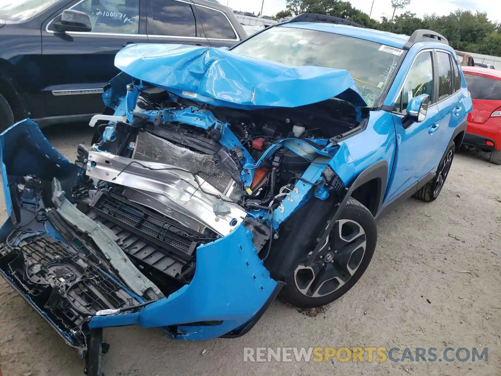 2 Photograph of a damaged car 2T3J1RFV5MW156139 TOYOTA RAV4 2021