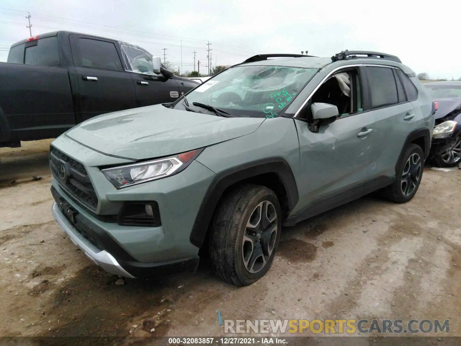 2 Photograph of a damaged car 2T3J1RFV5MW157856 TOYOTA RAV4 2021