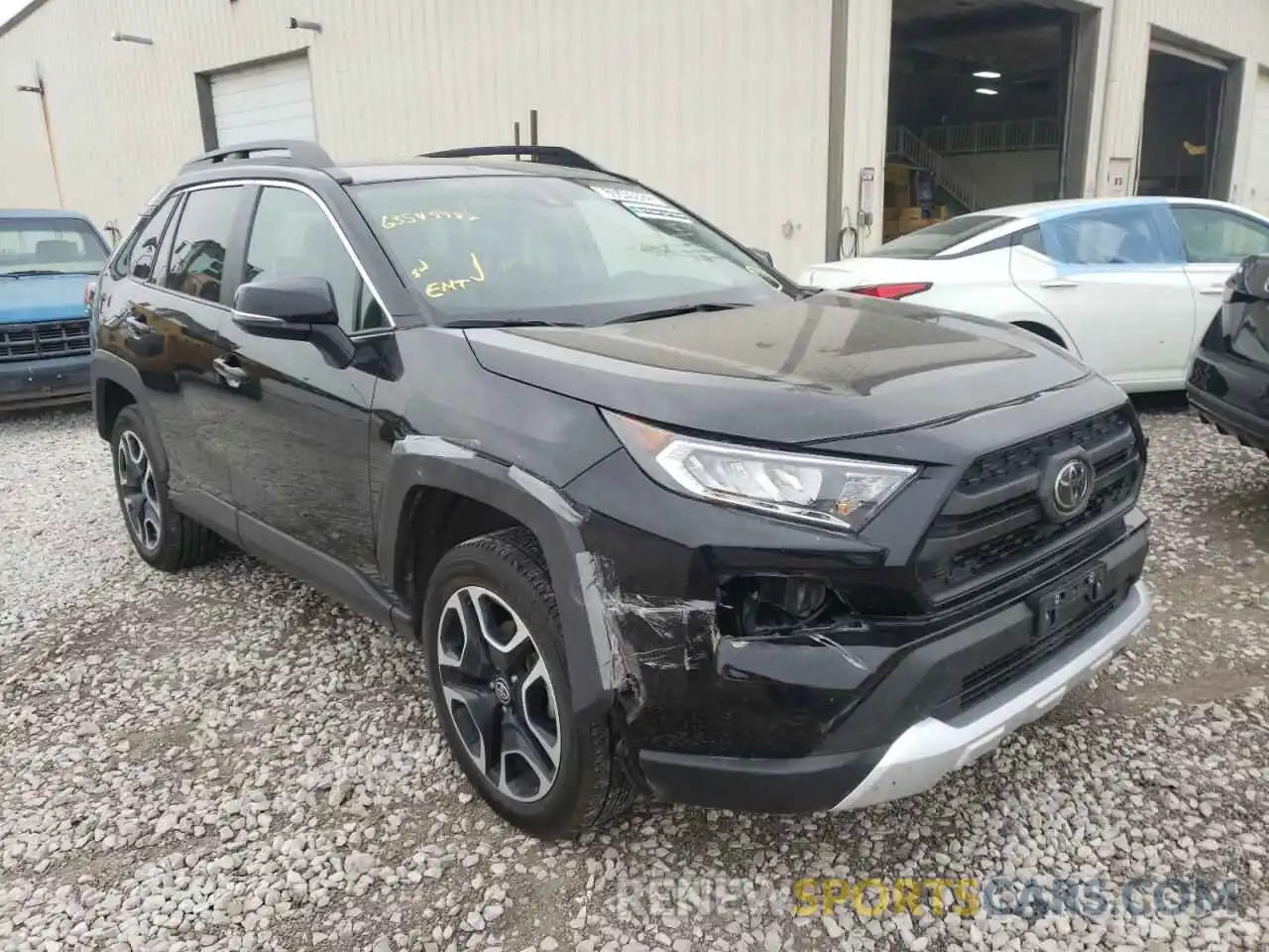 1 Photograph of a damaged car 2T3J1RFV5MW172857 TOYOTA RAV4 2021