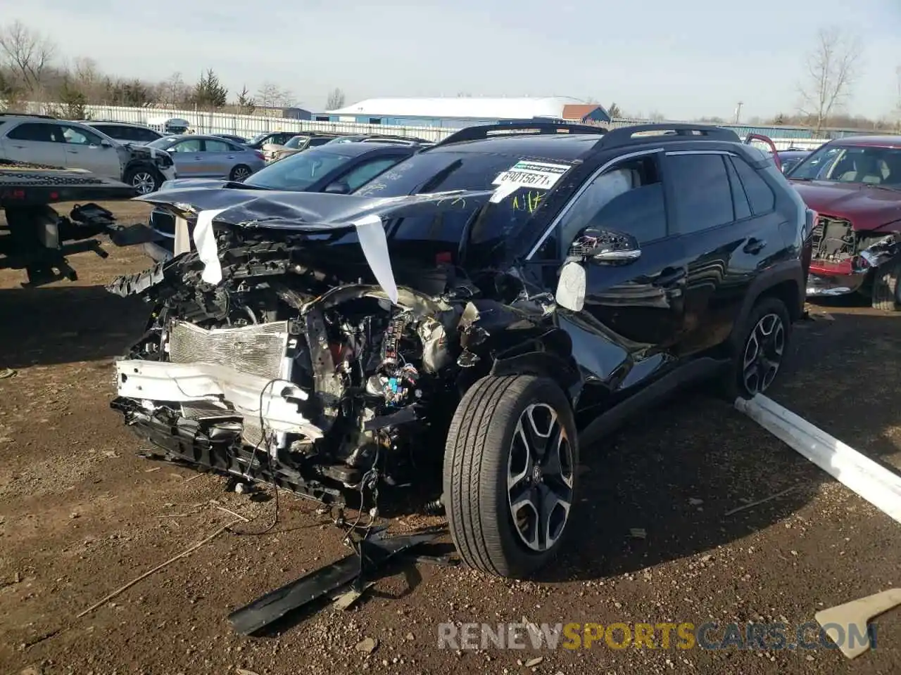 2 Photograph of a damaged car 2T3J1RFV5MW196043 TOYOTA RAV4 2021