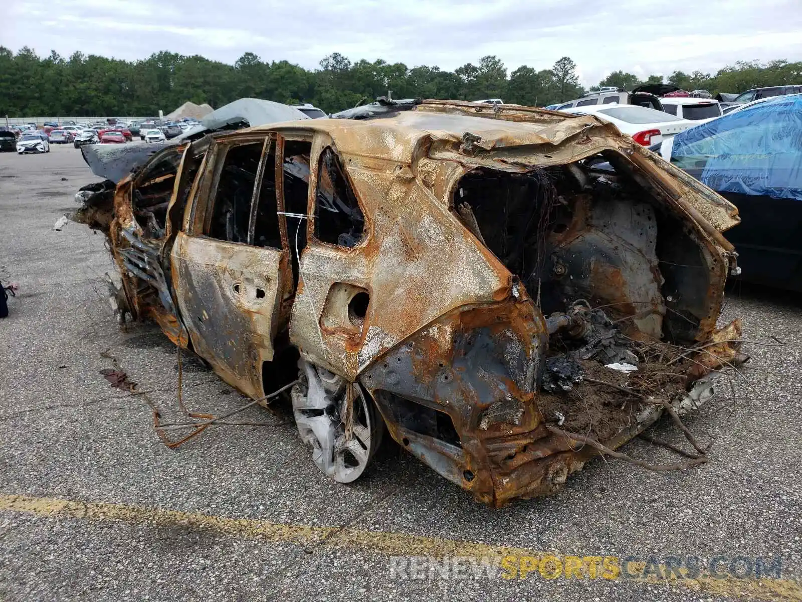 3 Photograph of a damaged car 2T3J1RFV6MW147708 TOYOTA RAV4 2021