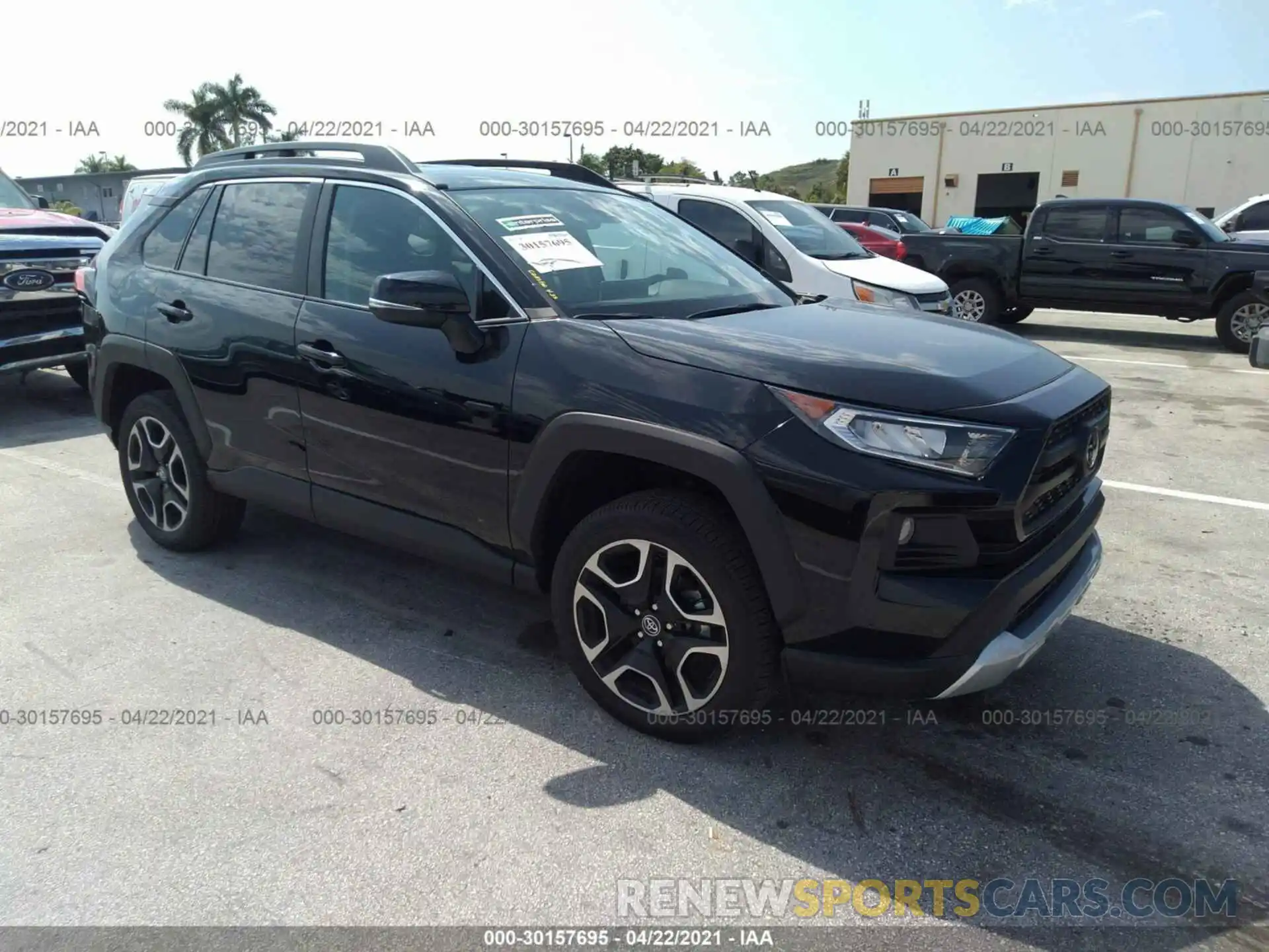 1 Photograph of a damaged car 2T3J1RFV7MW156286 TOYOTA RAV4 2021