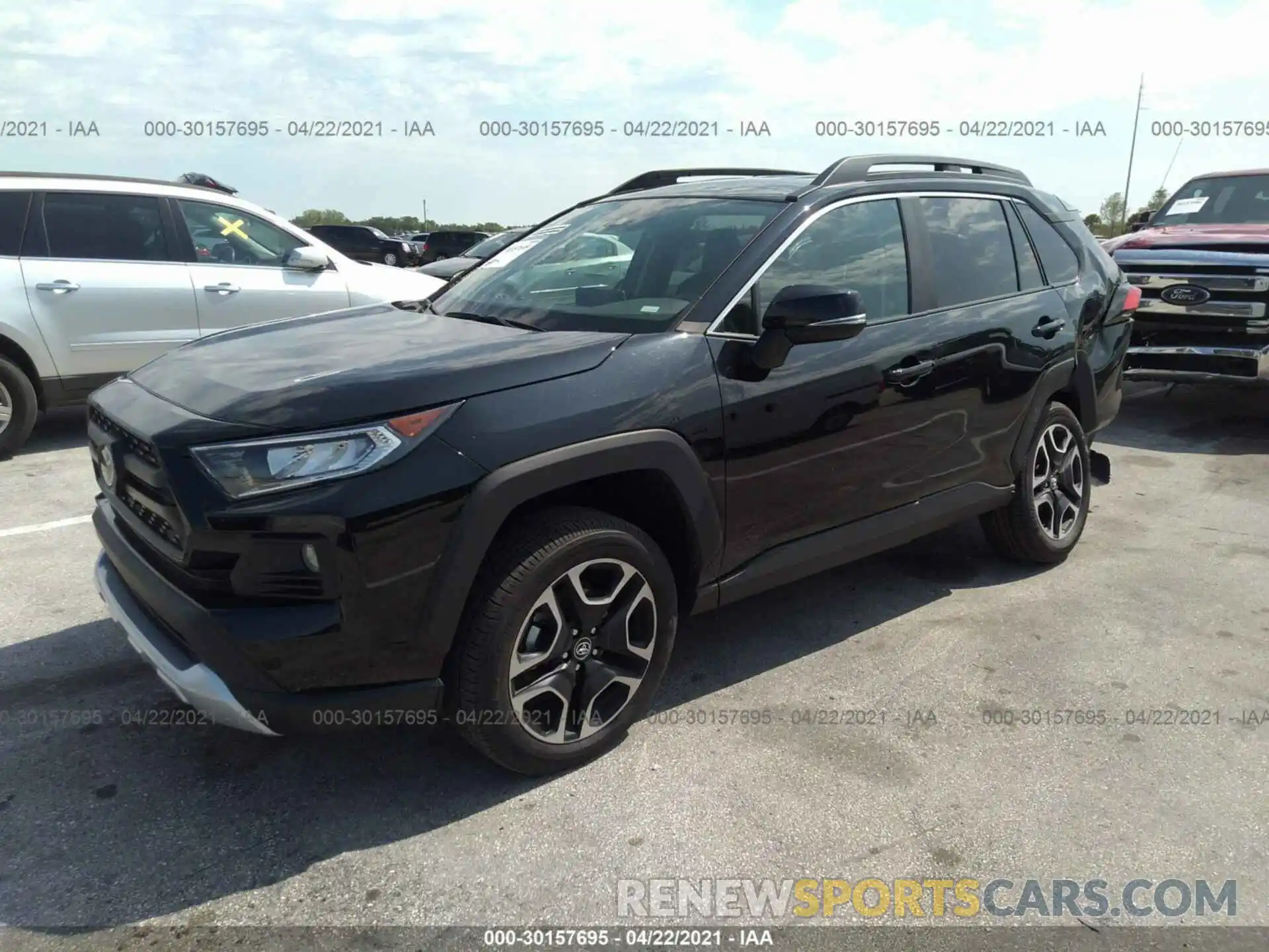 2 Photograph of a damaged car 2T3J1RFV7MW156286 TOYOTA RAV4 2021