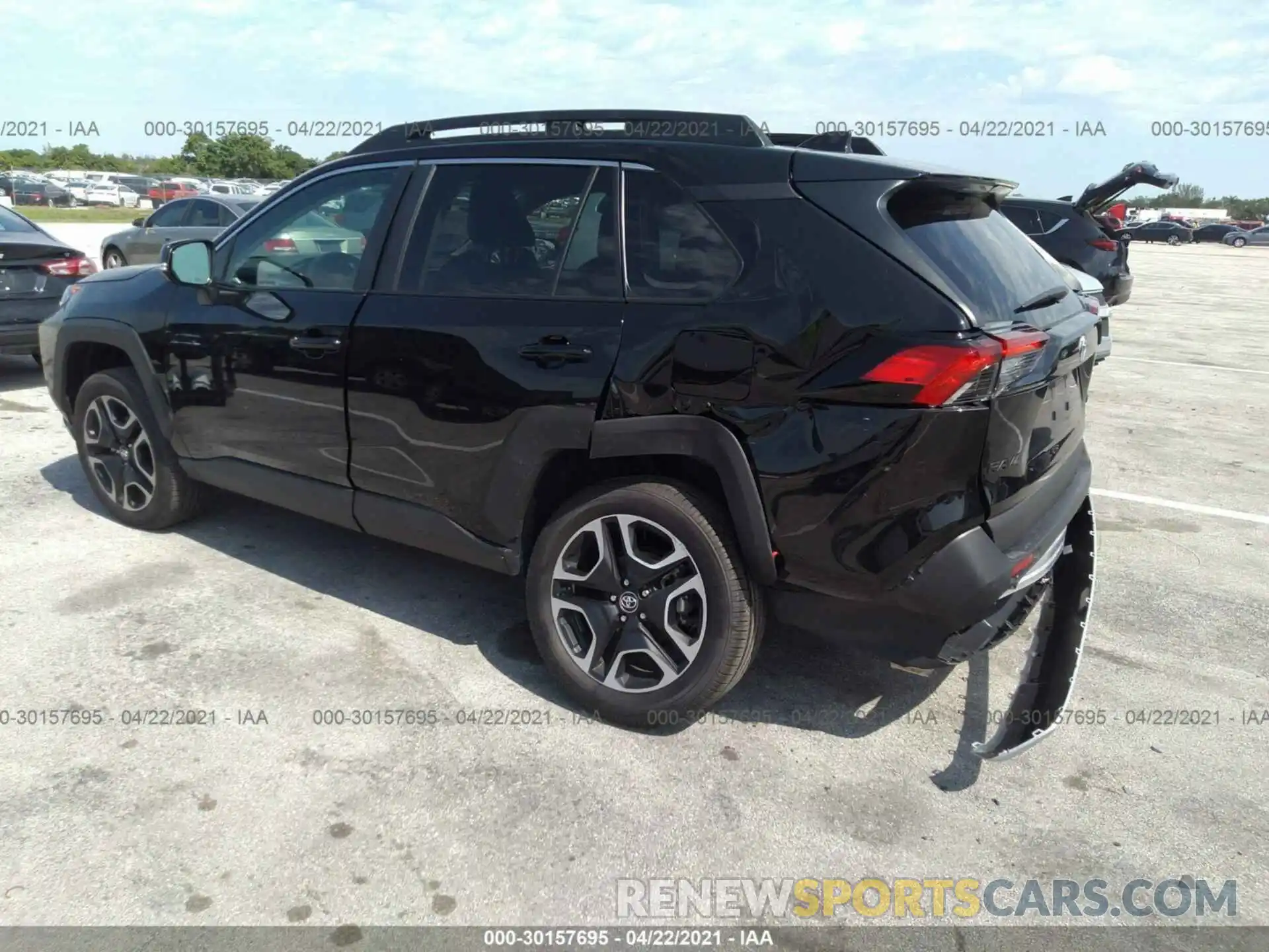 3 Photograph of a damaged car 2T3J1RFV7MW156286 TOYOTA RAV4 2021