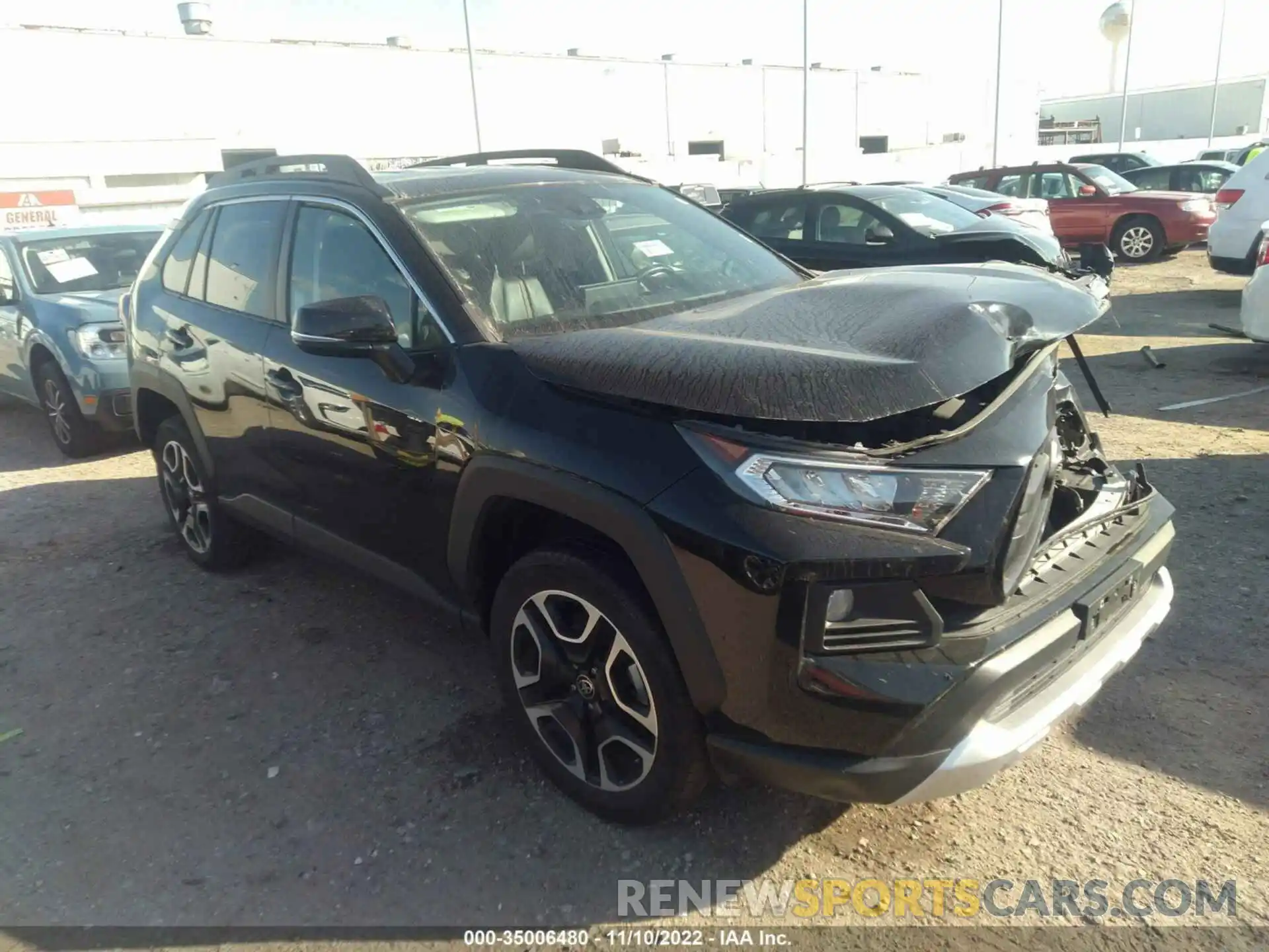 1 Photograph of a damaged car 2T3J1RFV7MW177736 TOYOTA RAV4 2021