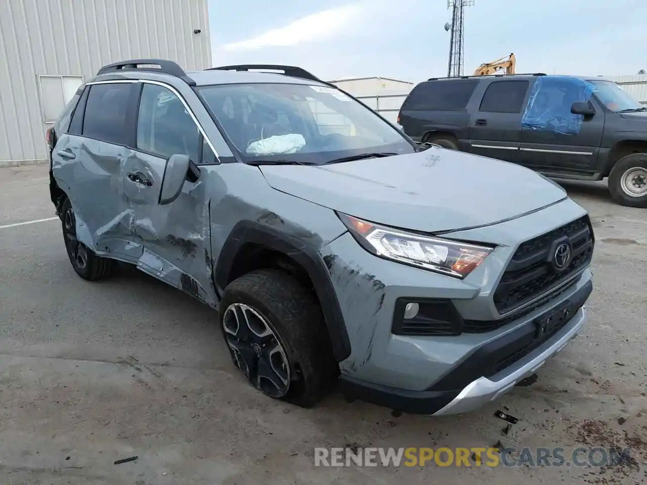 1 Photograph of a damaged car 2T3J1RFV7MW191684 TOYOTA RAV4 2021