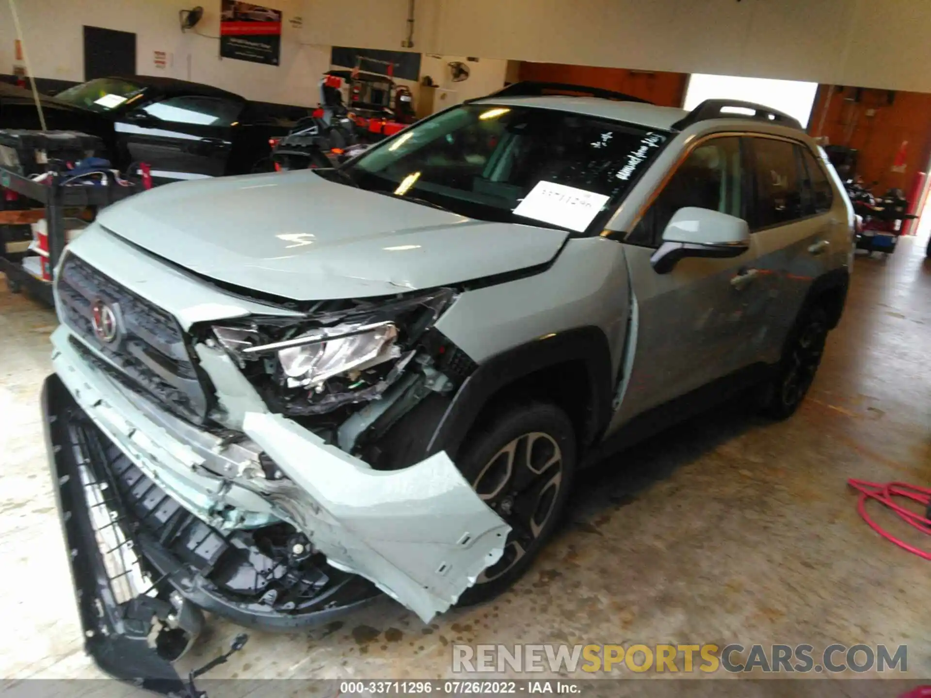 2 Photograph of a damaged car 2T3J1RFV8MW144003 TOYOTA RAV4 2021