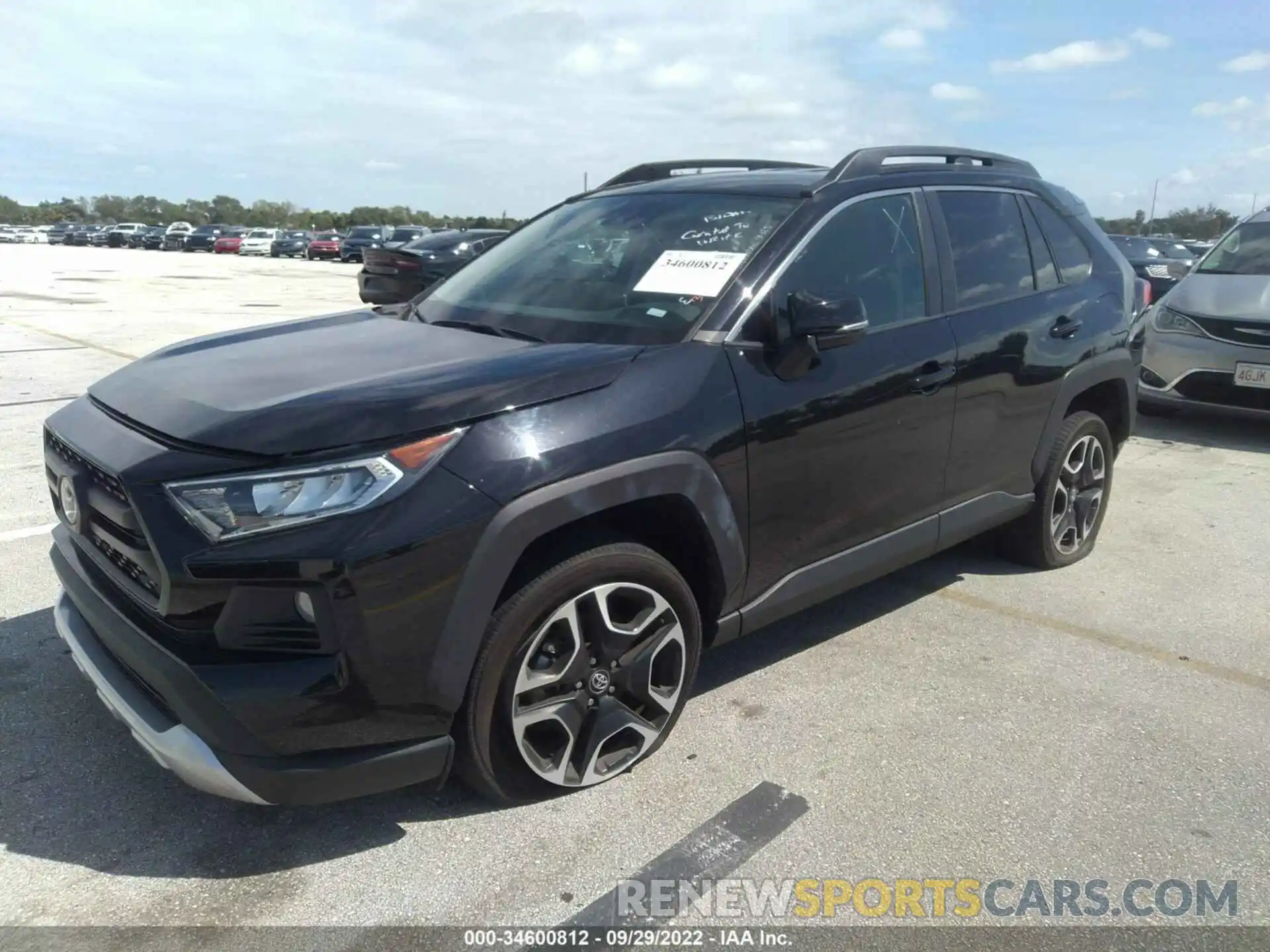 2 Photograph of a damaged car 2T3J1RFV8MW154191 TOYOTA RAV4 2021