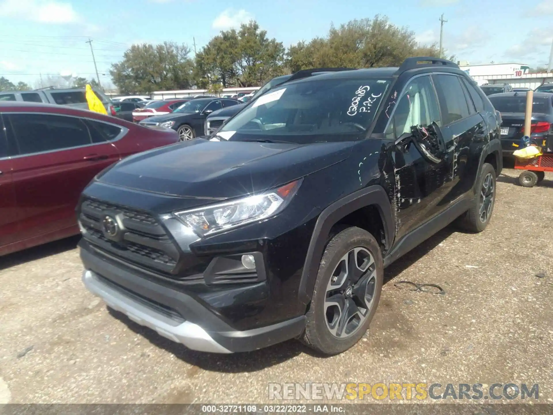 2 Photograph of a damaged car 2T3J1RFV8MW154885 TOYOTA RAV4 2021