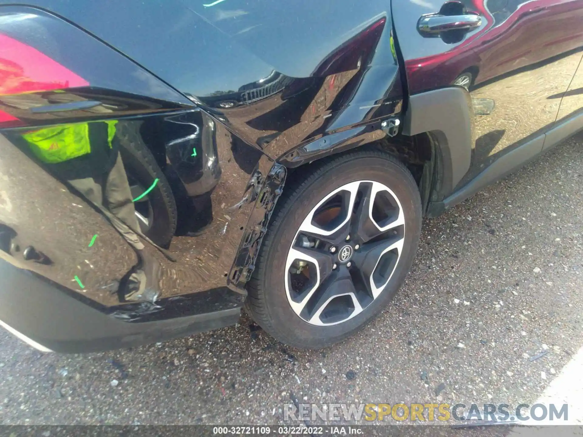 6 Photograph of a damaged car 2T3J1RFV8MW154885 TOYOTA RAV4 2021