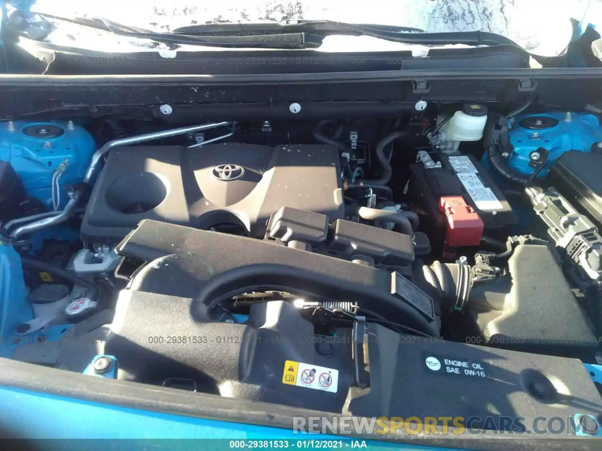 10 Фотография поврежденного автомобиля 2T3J1RFV8MW156927 TOYOTA RAV4 2021