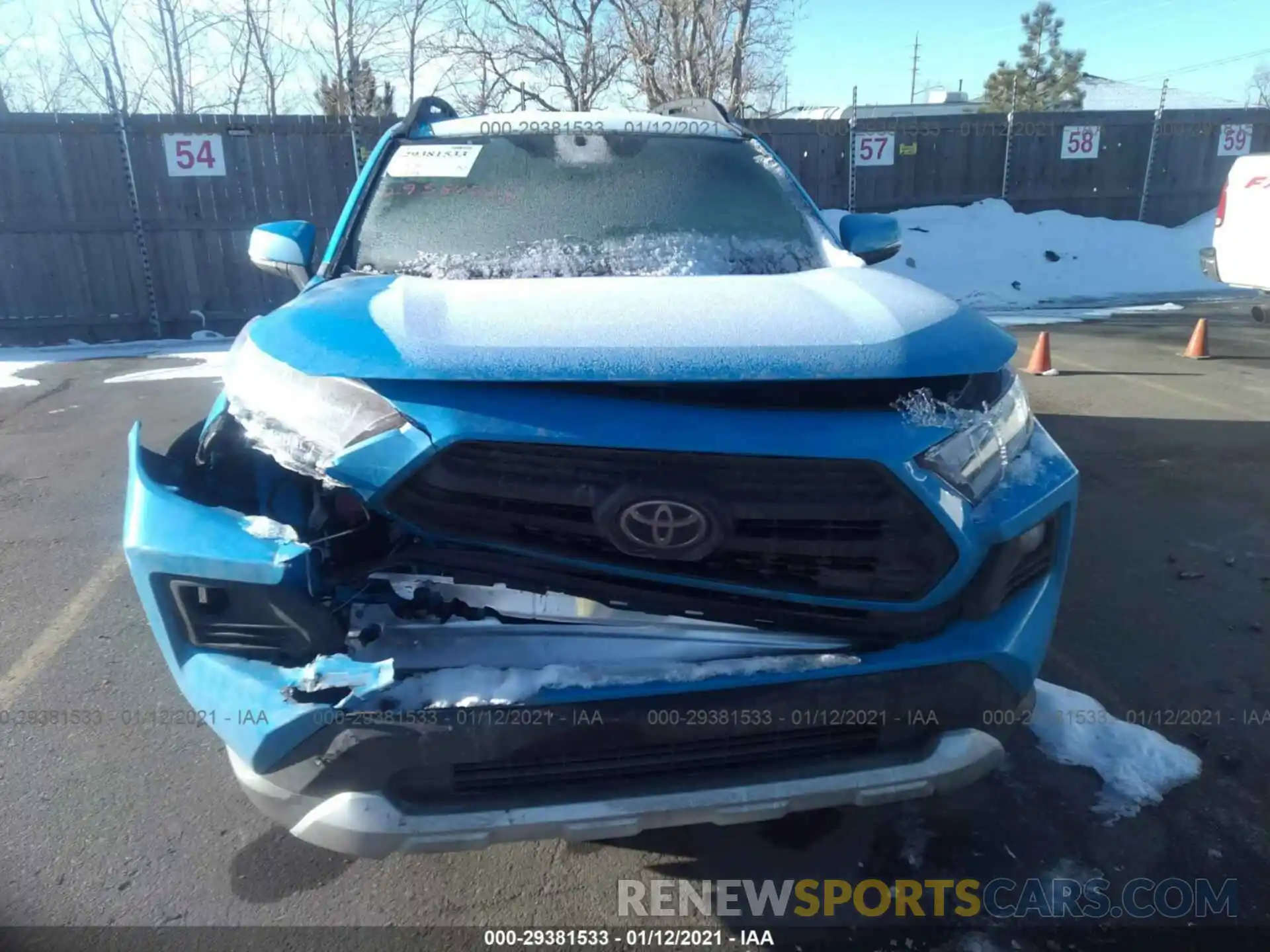 6 Photograph of a damaged car 2T3J1RFV8MW156927 TOYOTA RAV4 2021