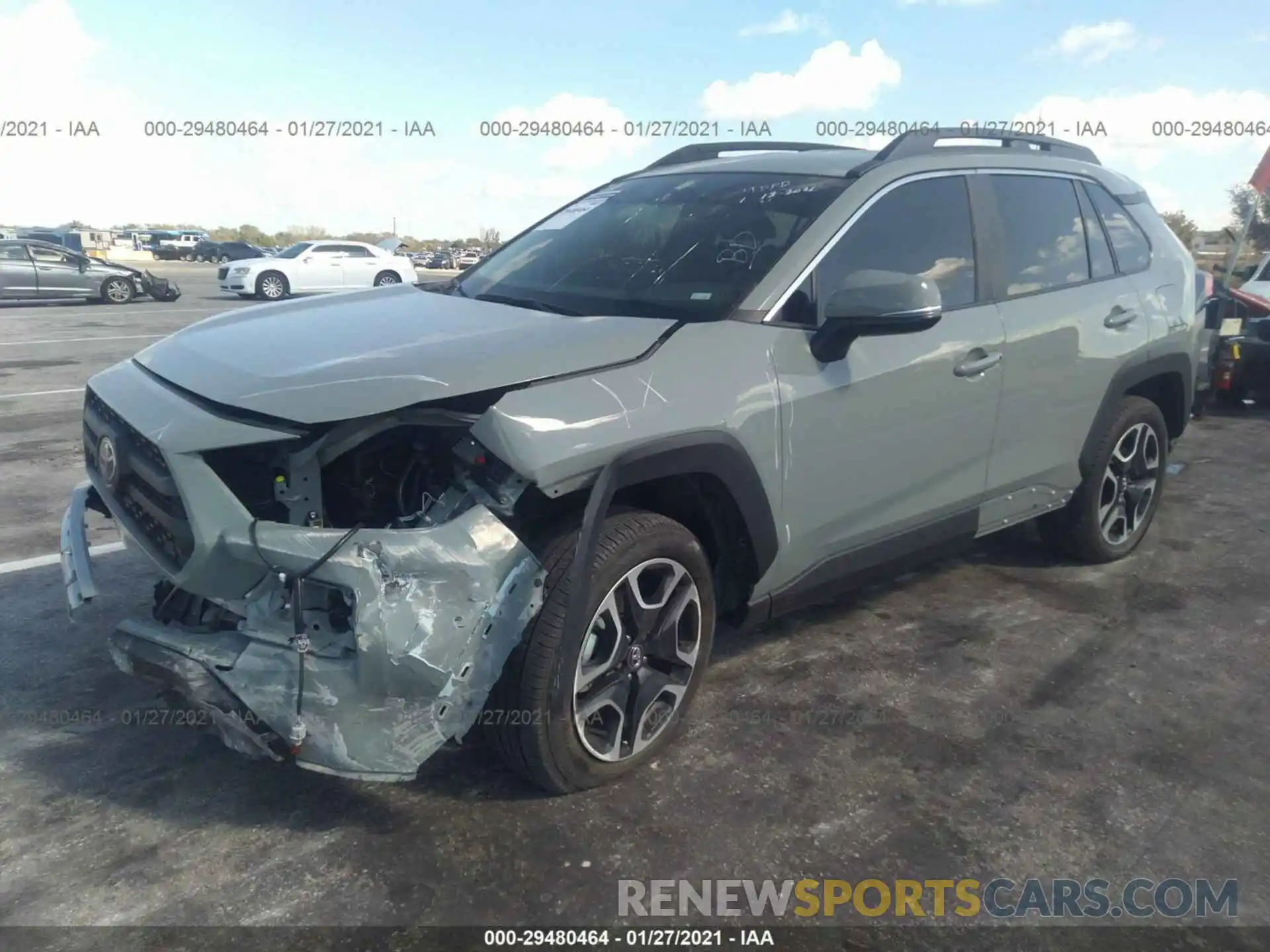 6 Photograph of a damaged car 2T3J1RFV8MW158984 TOYOTA RAV4 2021