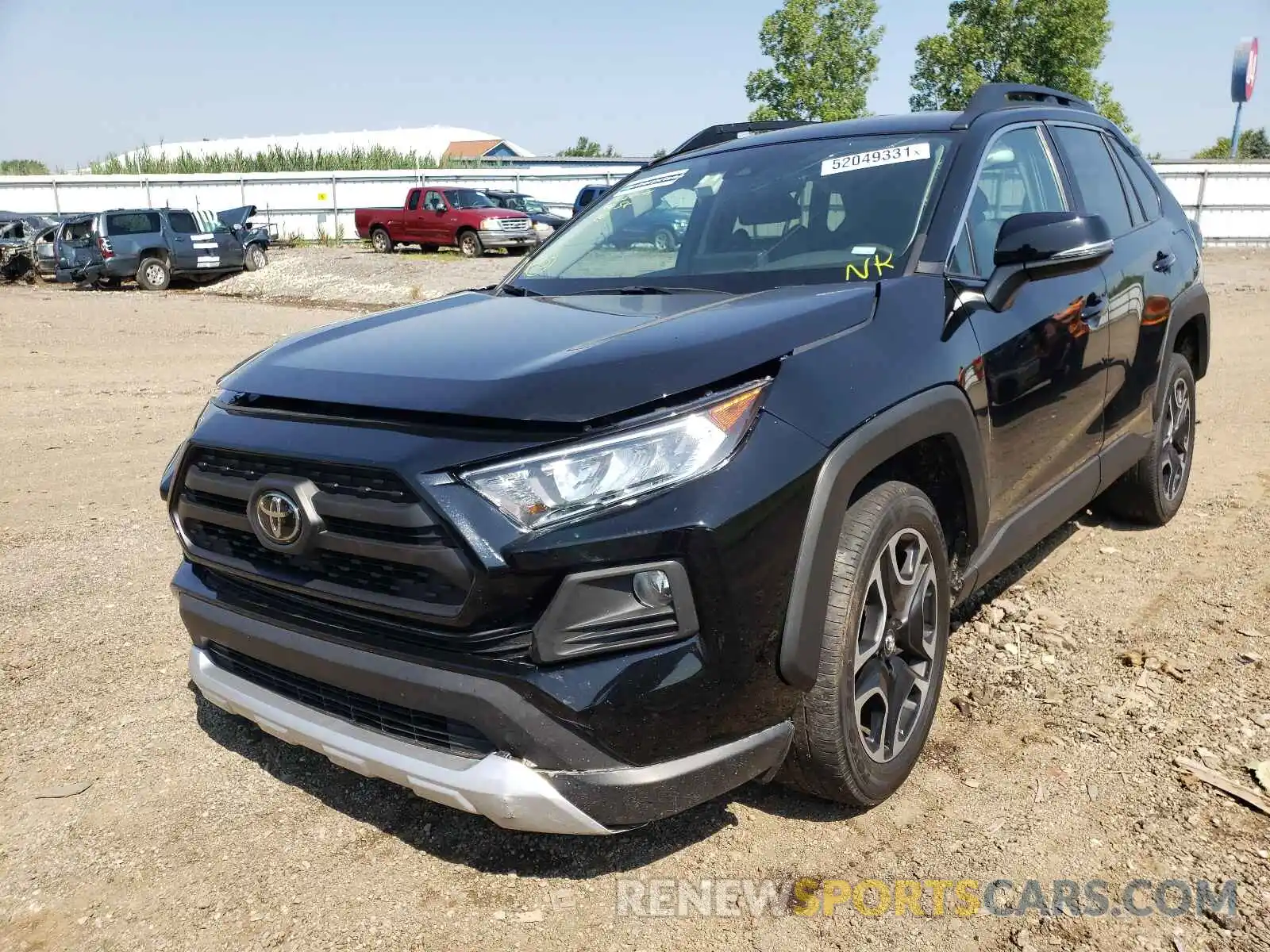 2 Photograph of a damaged car 2T3J1RFV9LC091490 TOYOTA RAV4 2021