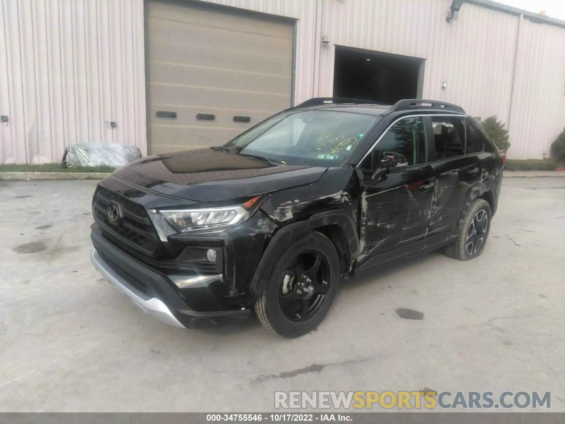 2 Photograph of a damaged car 2T3J1RFV9MW162798 TOYOTA RAV4 2021