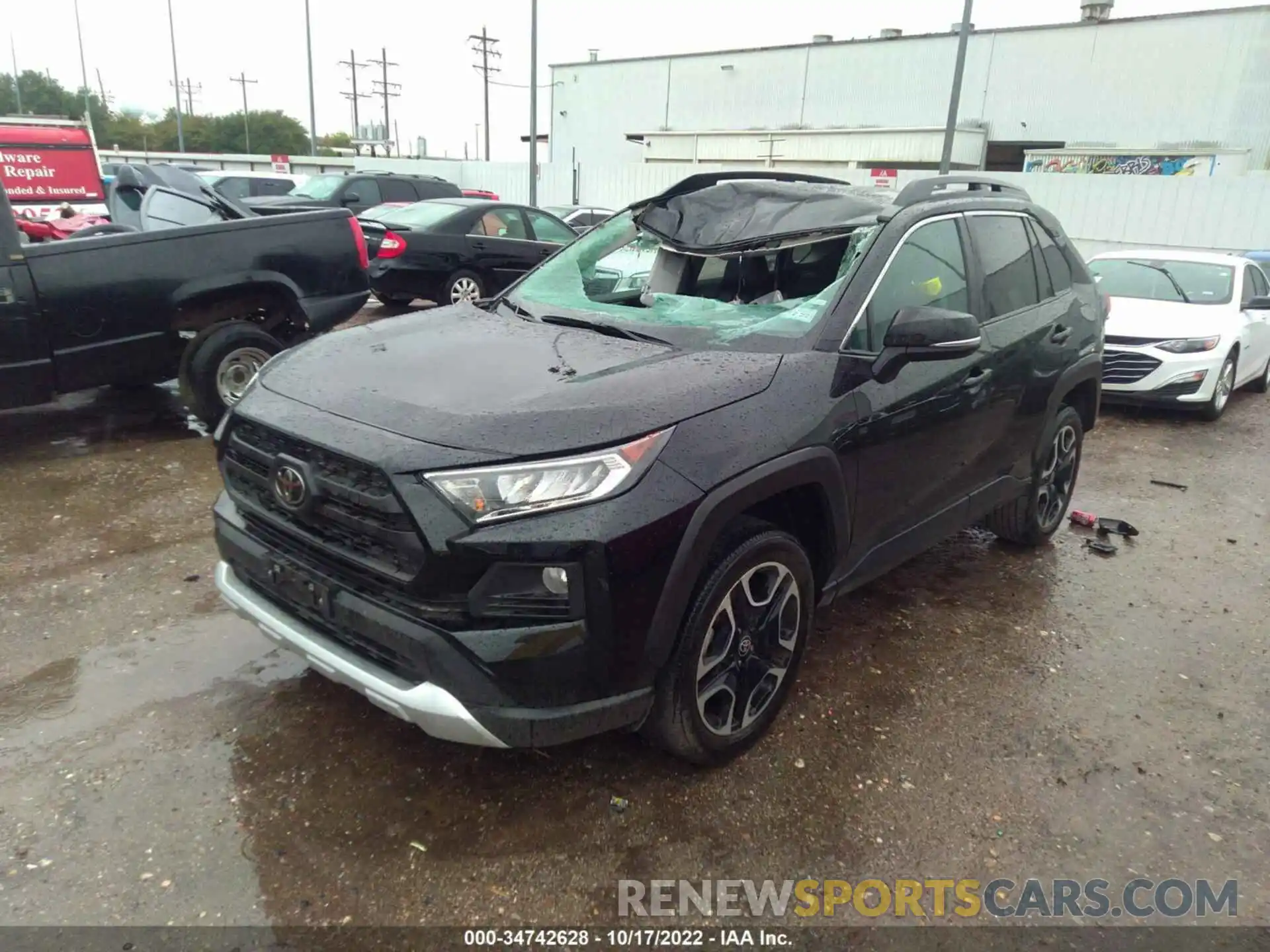 2 Photograph of a damaged car 2T3J1RFV9MW170609 TOYOTA RAV4 2021