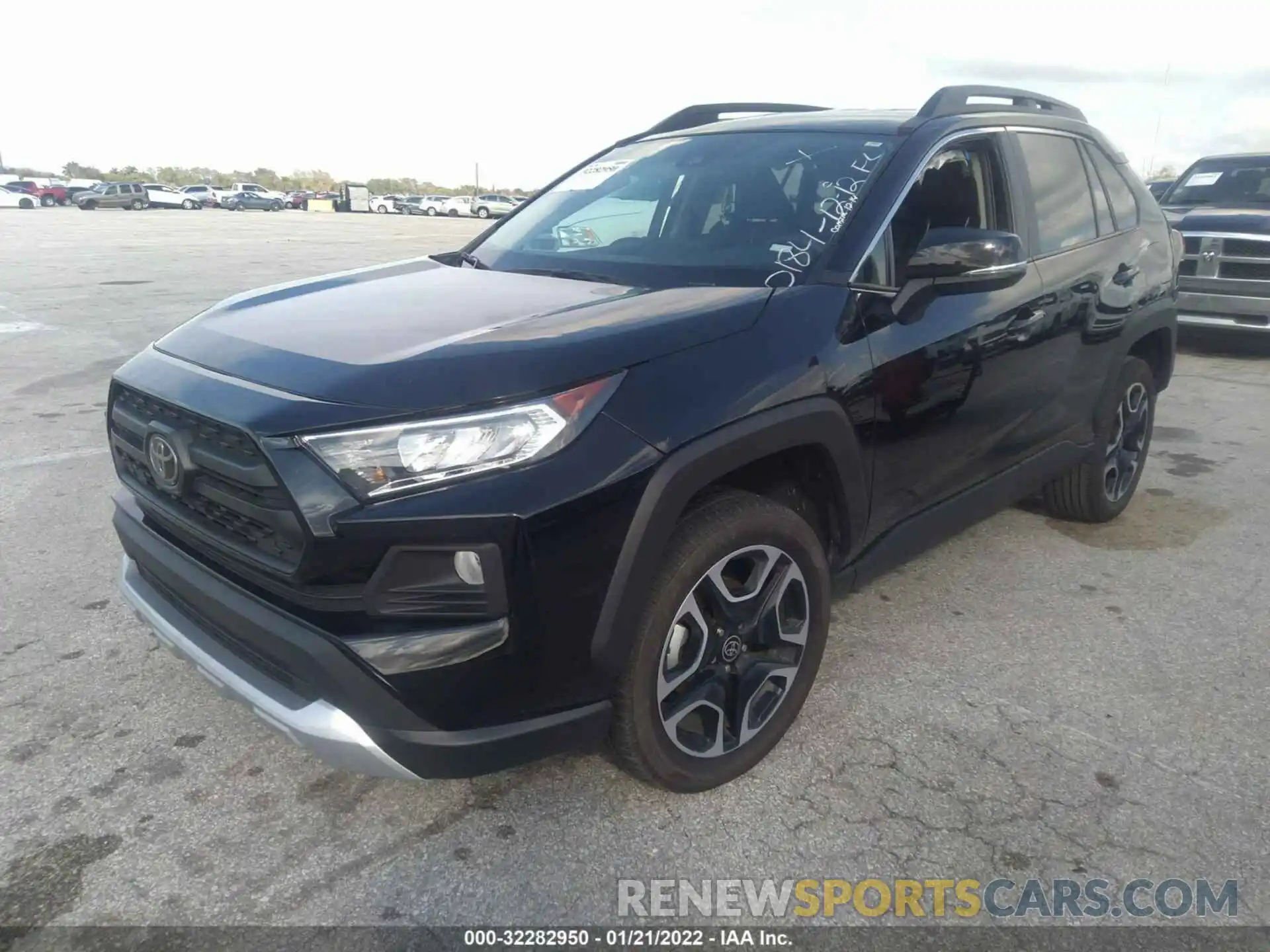 2 Photograph of a damaged car 2T3J1RFV9MW180184 TOYOTA RAV4 2021