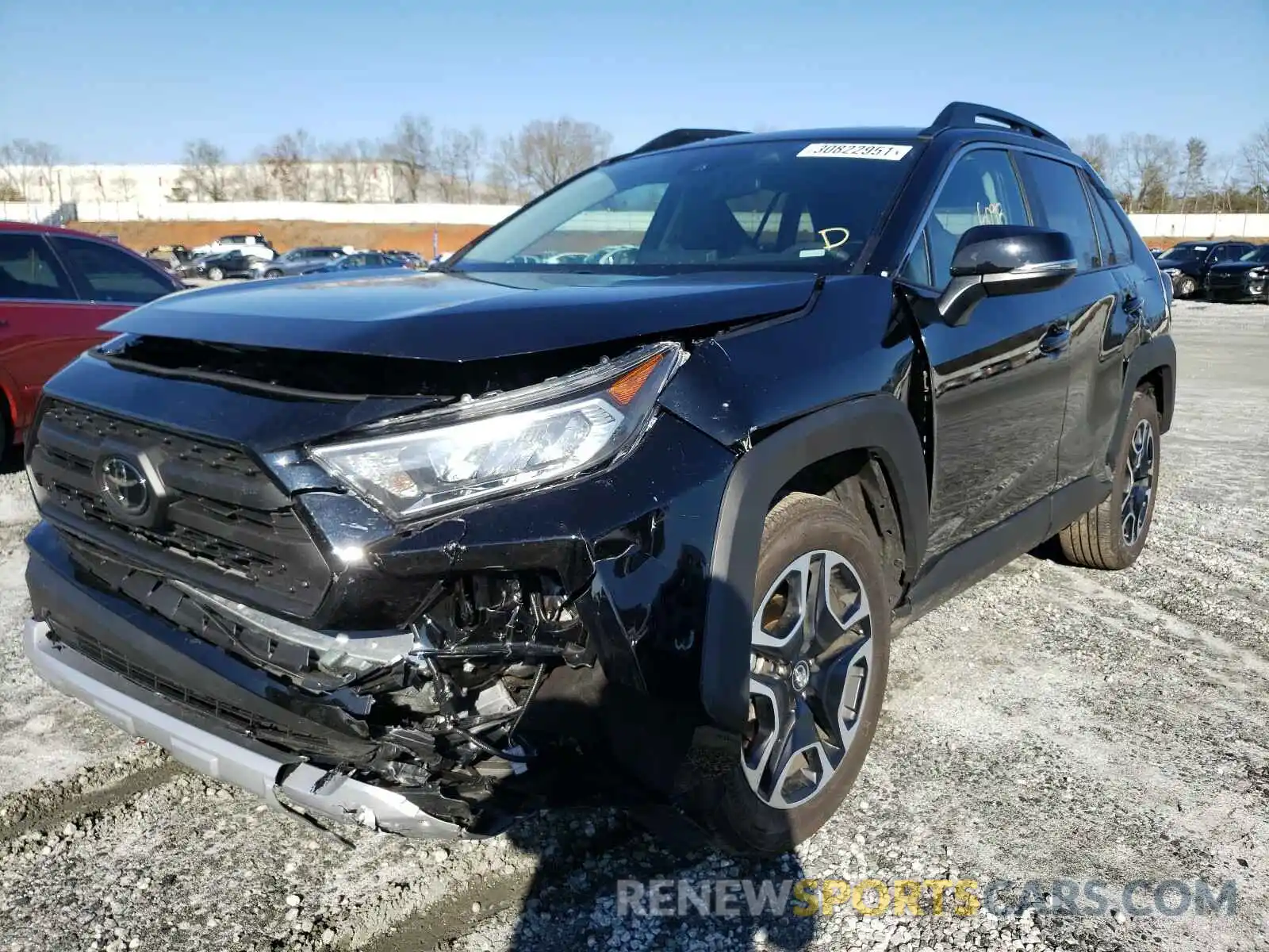 2 Photograph of a damaged car 2T3J1RFVXMW143371 TOYOTA RAV4 2021