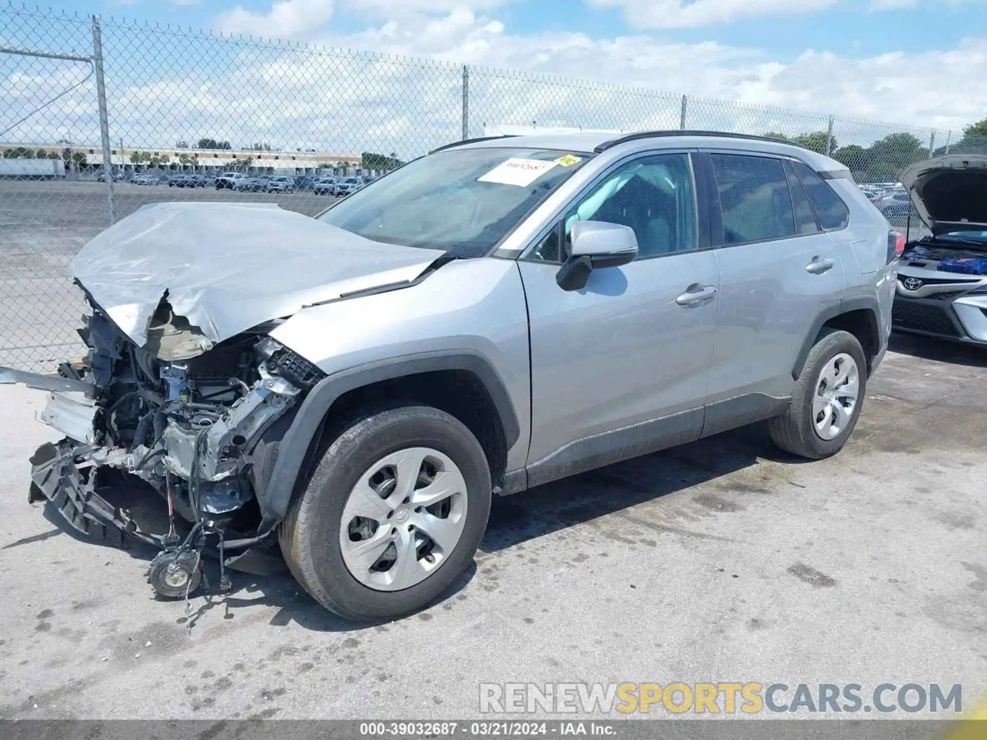 2 Photograph of a damaged car 2T3K1RFV0MC087124 TOYOTA RAV4 2021